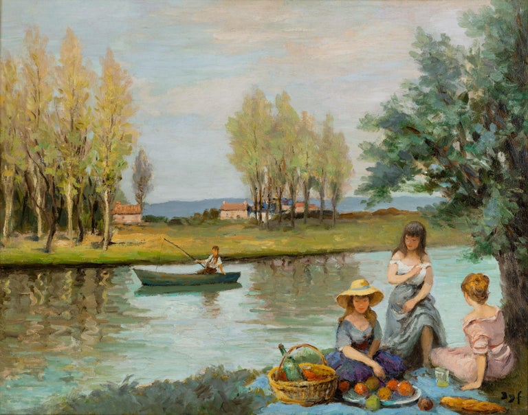 Marcel Dyf French PostImpressionist Landscape Painting by Marcel Dyf