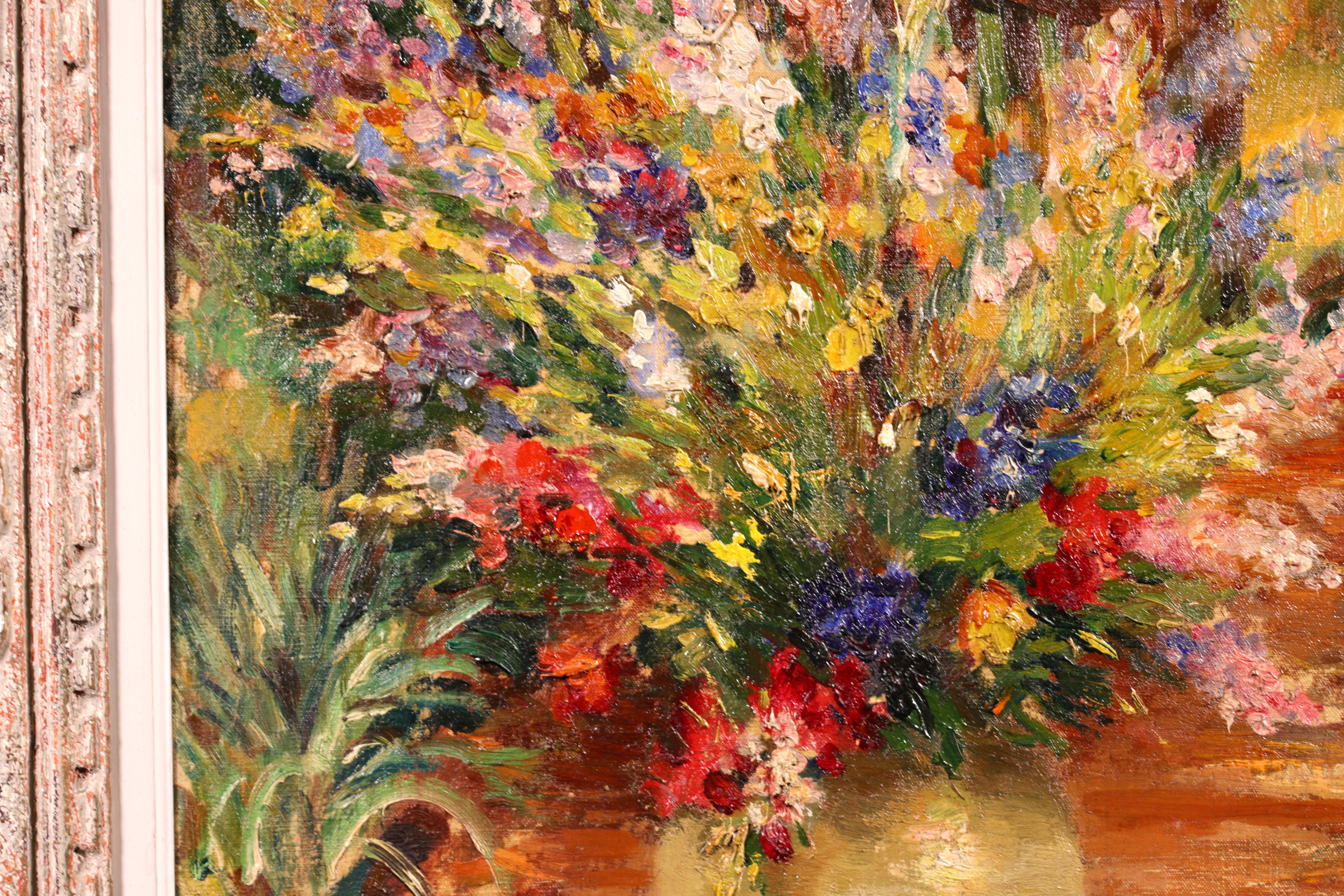 La Porte du Jardin - Post Impressionist Still Life Landscape Oil by Marcel Dyf For Sale 7