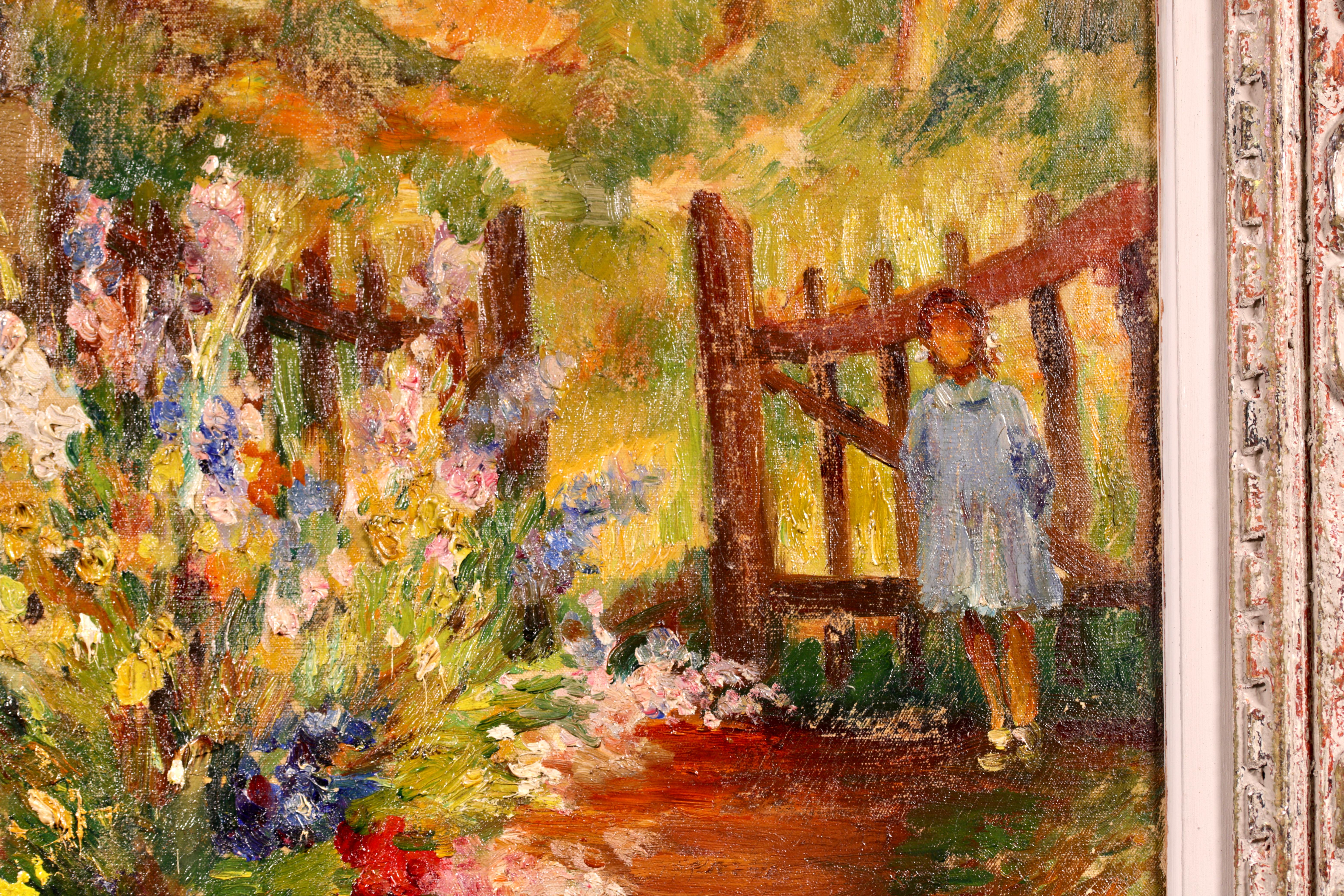 La Porte du Jardin - Post Impressionist Still Life Landscape Oil by Marcel Dyf For Sale 4