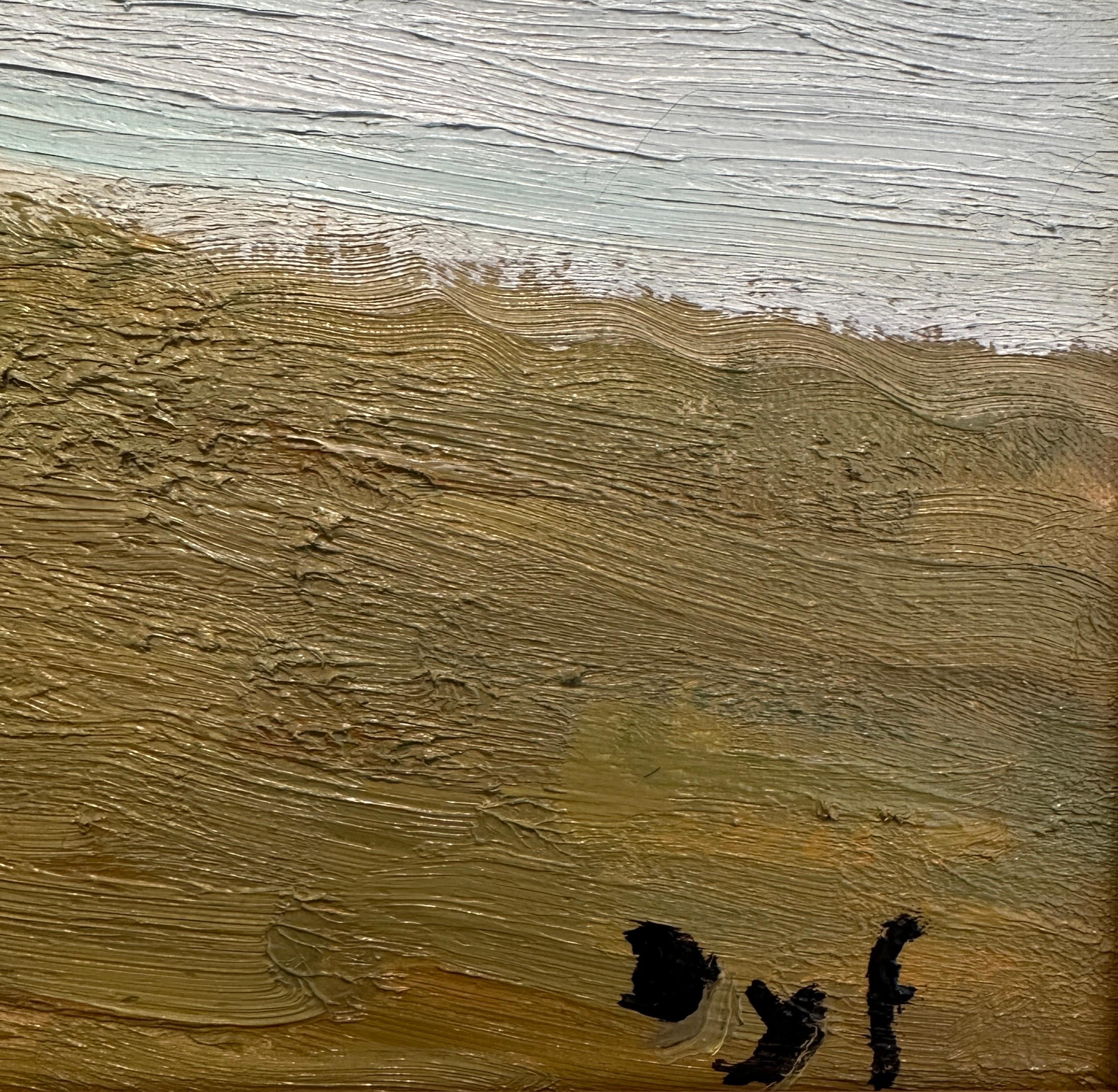 la Siene, Bougival Impressionistische Landschaft Frankreich, Figuren, Boote Seewasser im Angebot 6