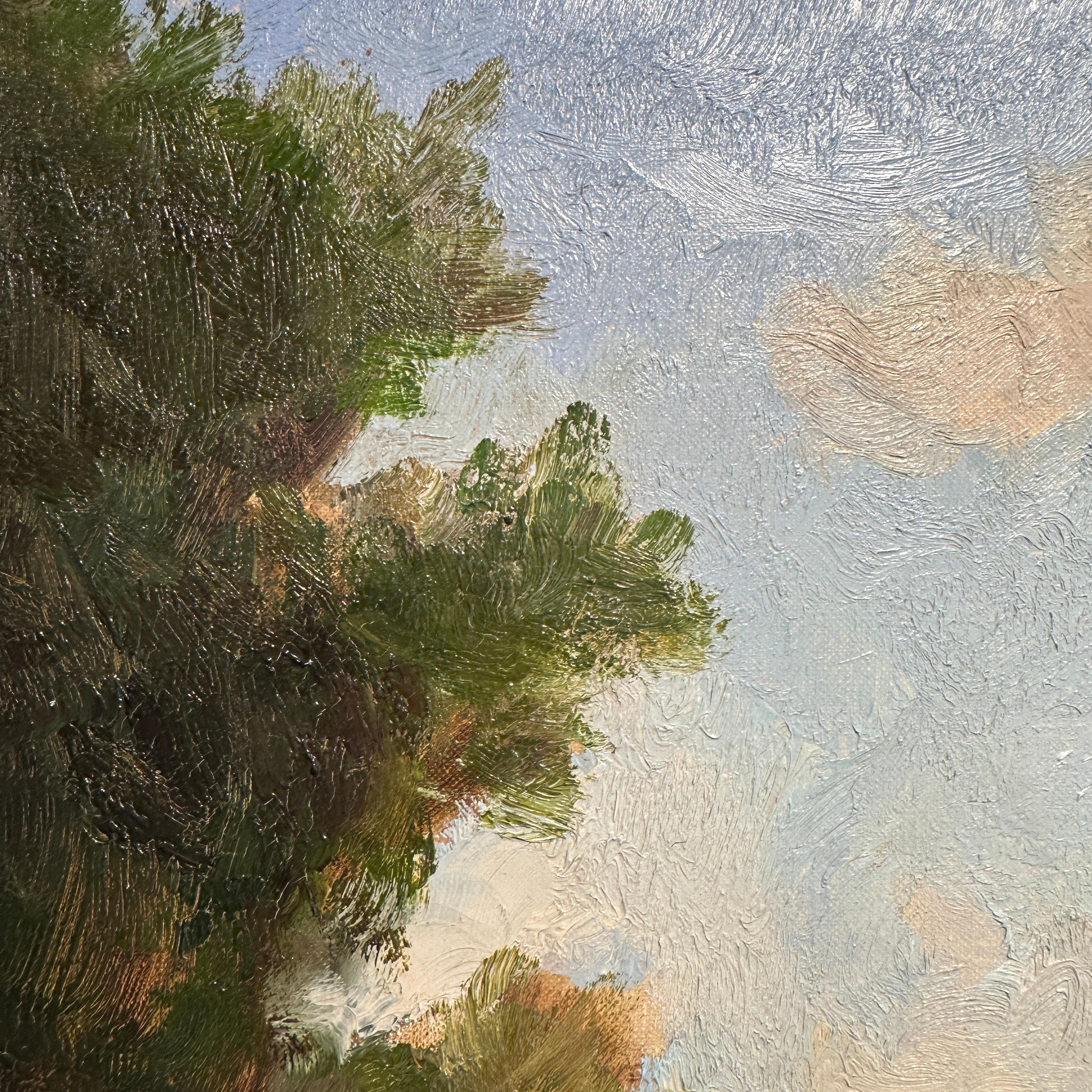 la Siene, Bougival Impressionistische Landschaft Frankreich, Figuren, Boote Seewasser im Angebot 4