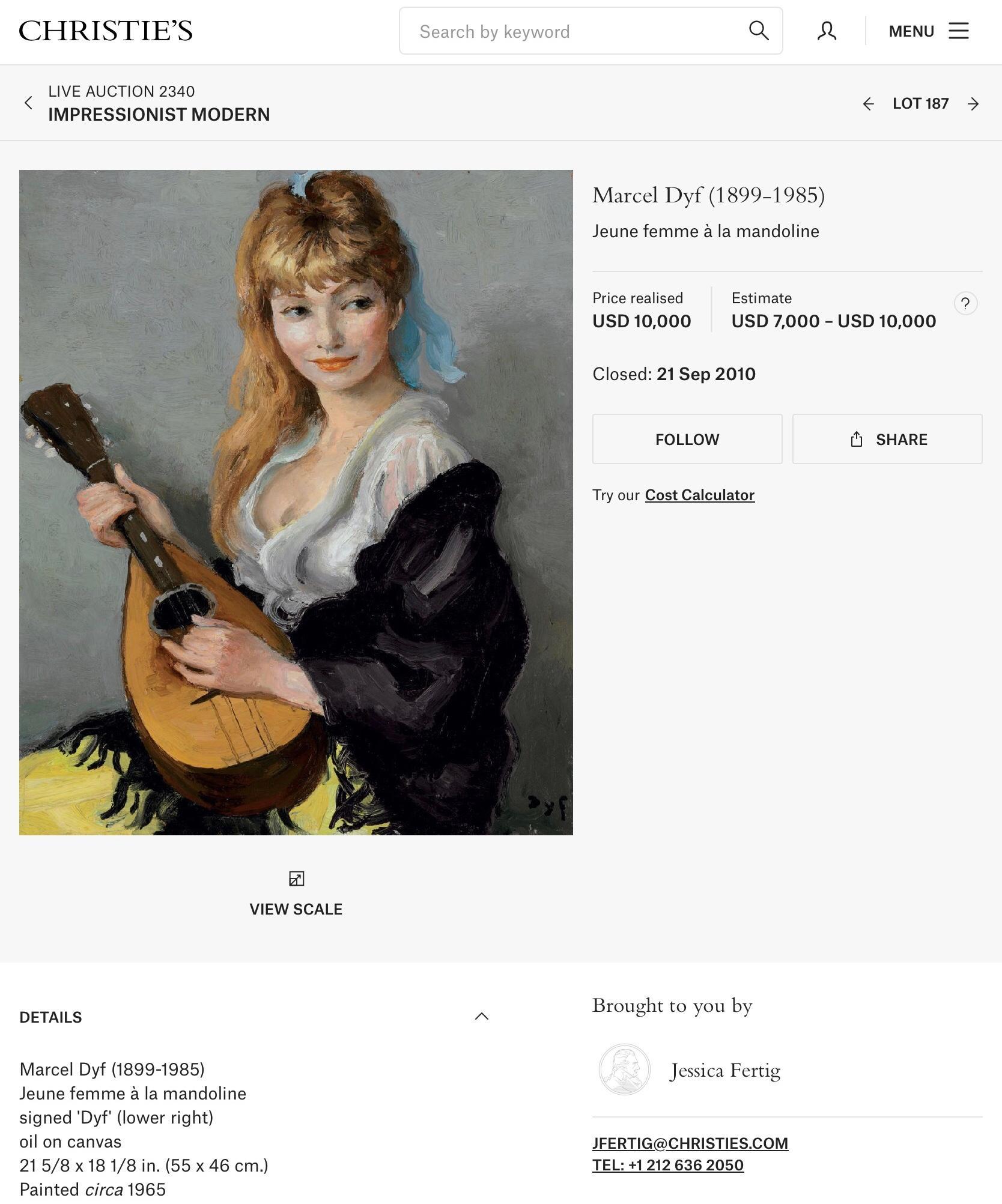 Marcel Dyf Leccon De Musique For Sale 6