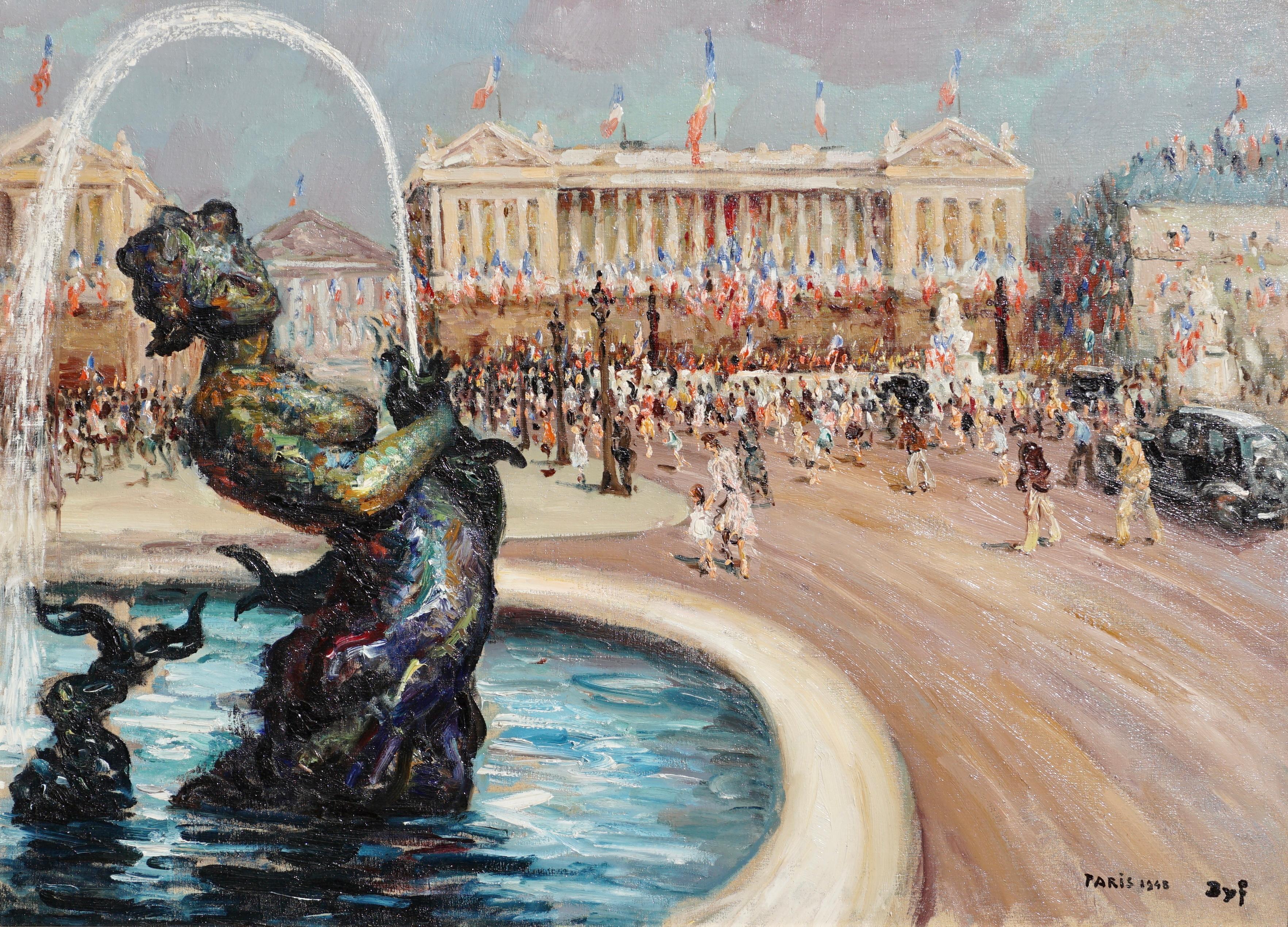 Marcel Dyf “Place De la Concorde” For Sale 1