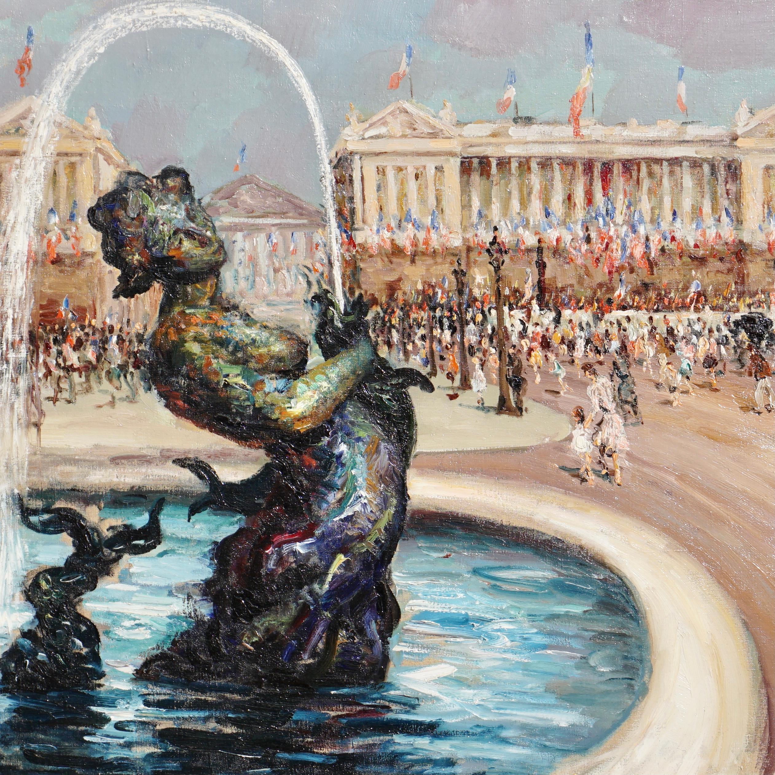 Marcel Dyf “Place De la Concorde” For Sale 2