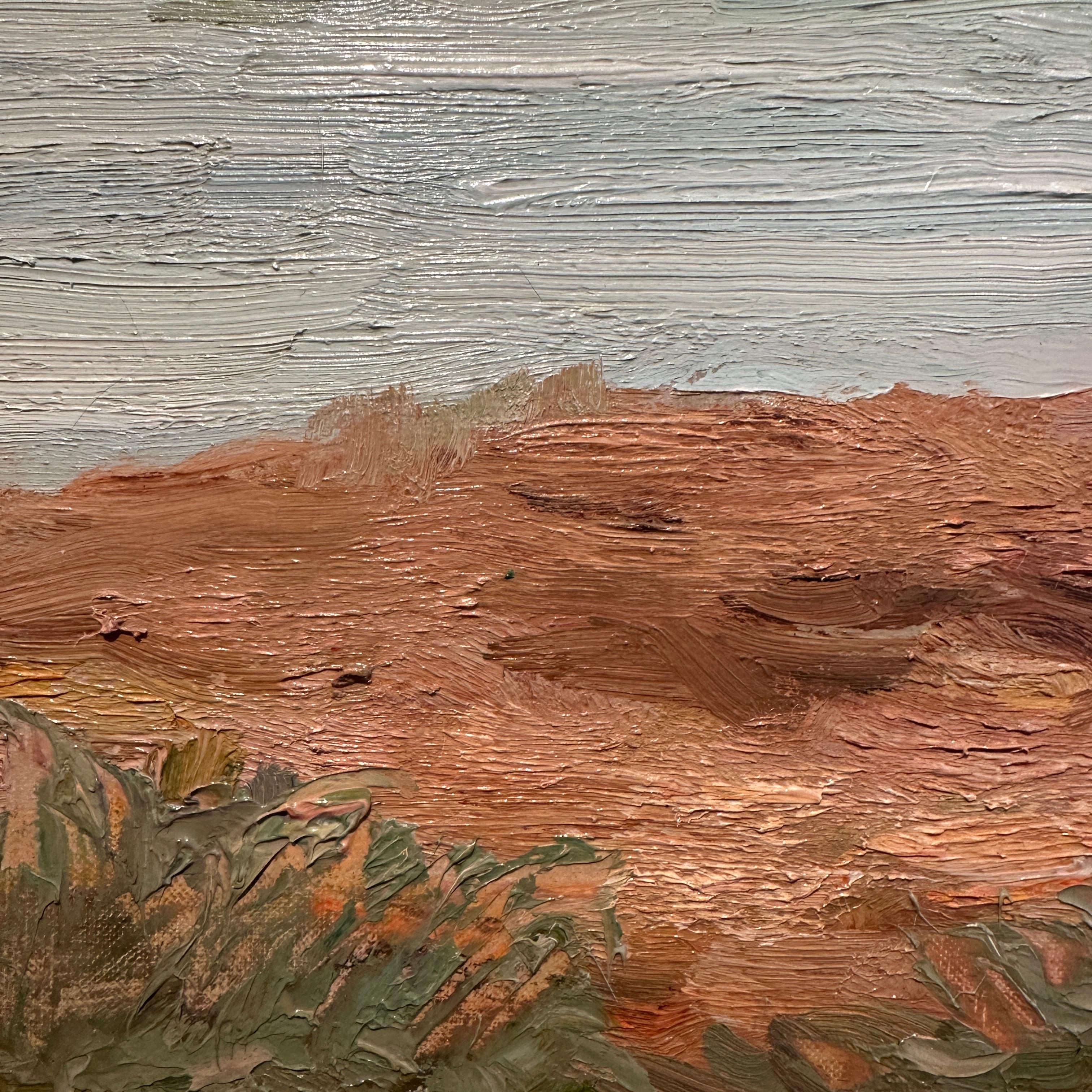 Après-midi d'été Impressionniste Provence Peinture de paysage, personnages, eau, bateau en vente 4