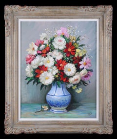Vintage Un Bouquet de Fleurs Spectaculaire