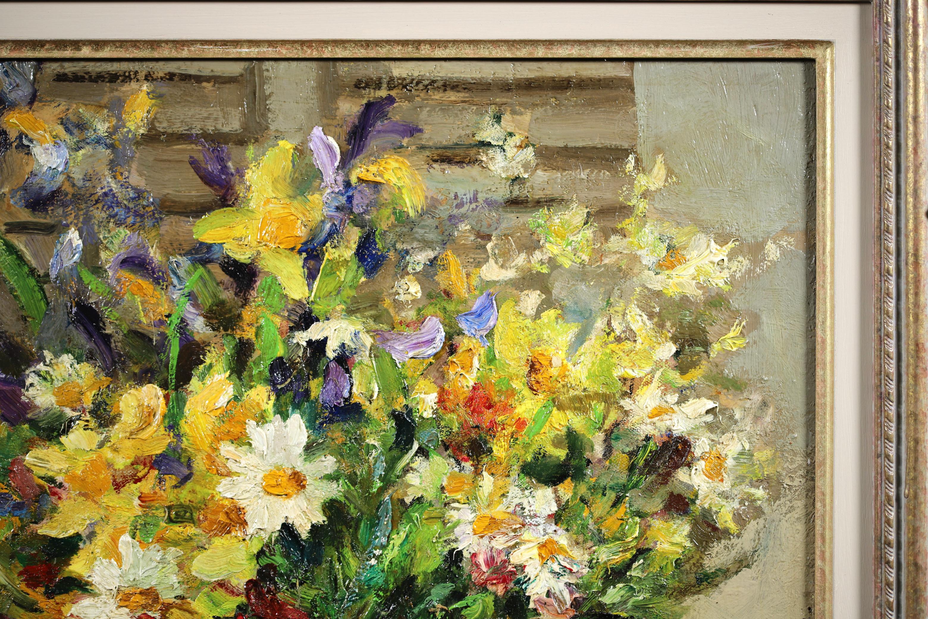 Vase de Fleurs - Olio post-impressionista, Natura morta di fiori di Marcel Dyf 9