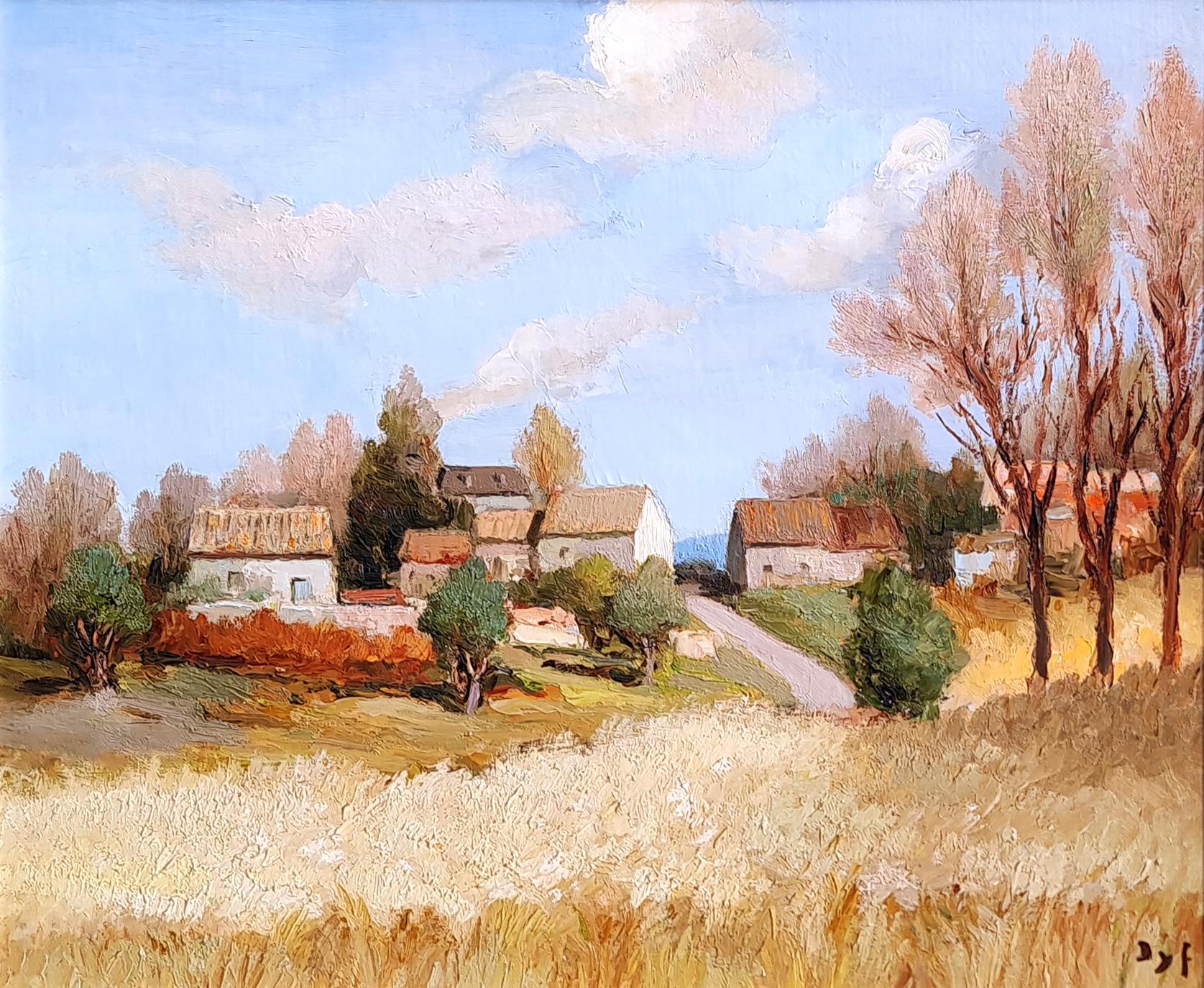 Verger à Bois d’Arcy - Painting by Marcel Dyf