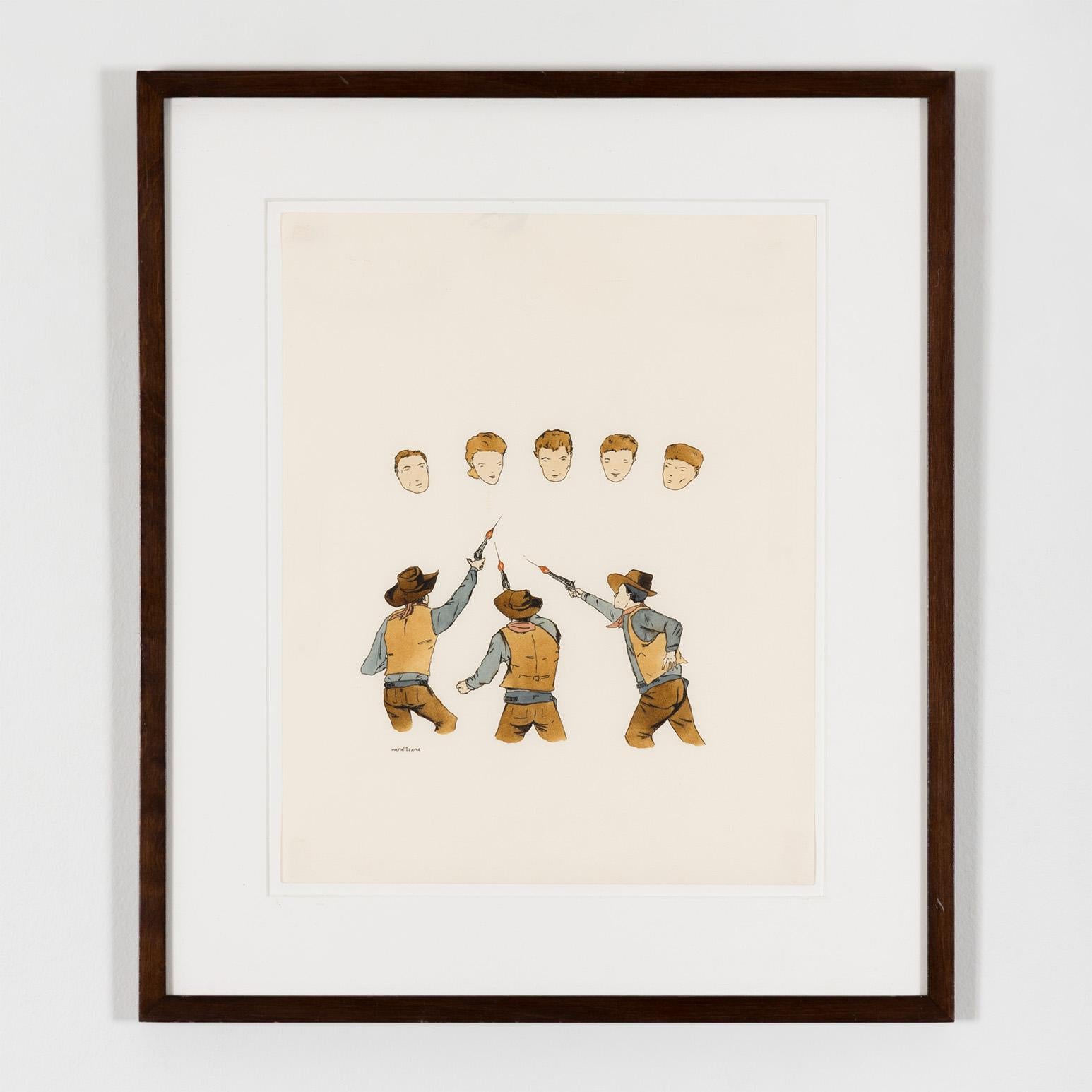Cowboy Shooters - Art by Marcel Dzama