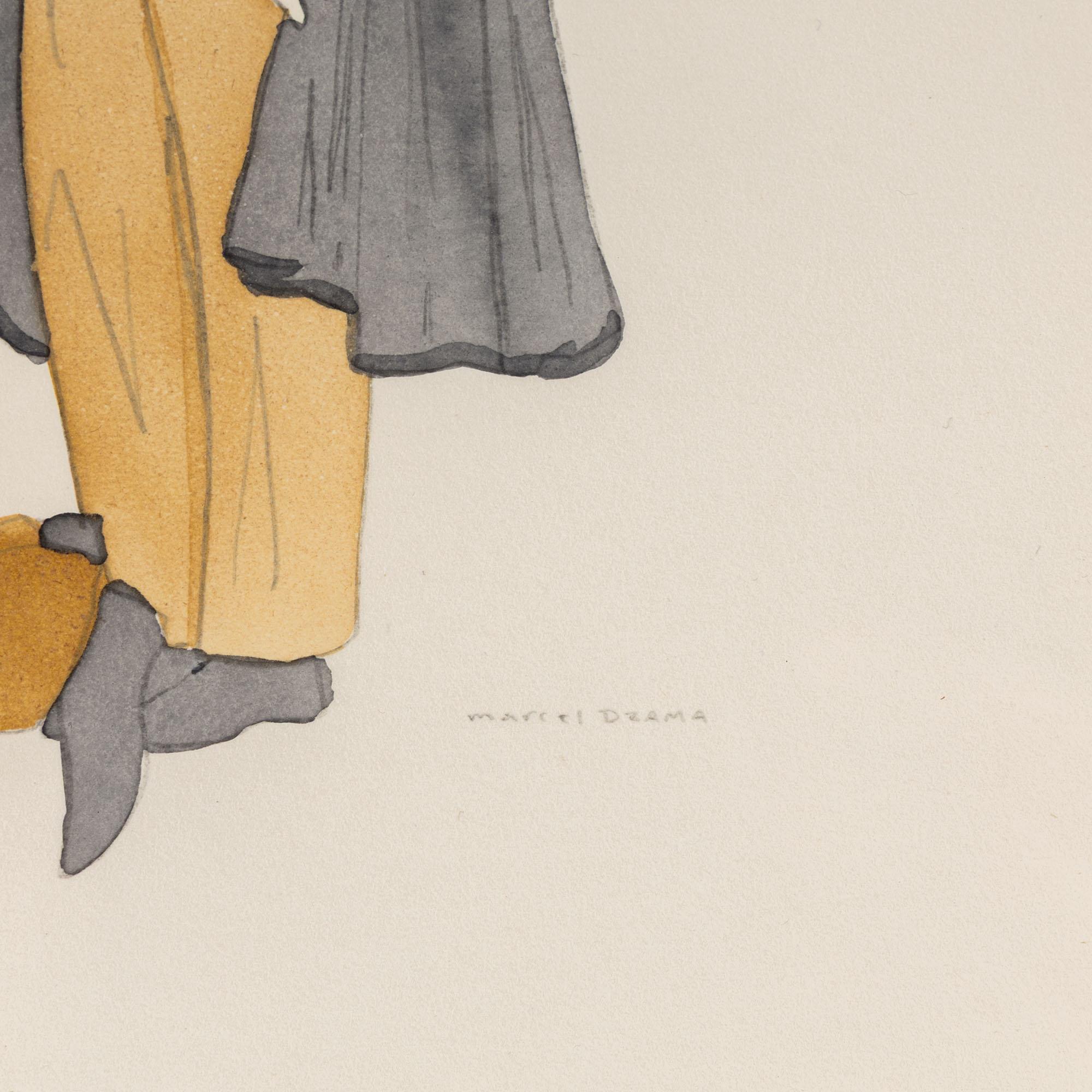 Mit seiner unverwechselbaren Version des zeitgenössischen Surrealismus, die ebenso komisch wie weltfremd ist, ist Marcel Dzama einer der international erfolgreichsten Künstler Kanadas.

Wie die meisten Arbeiten von Dzama bietet auch dieses Bild eine