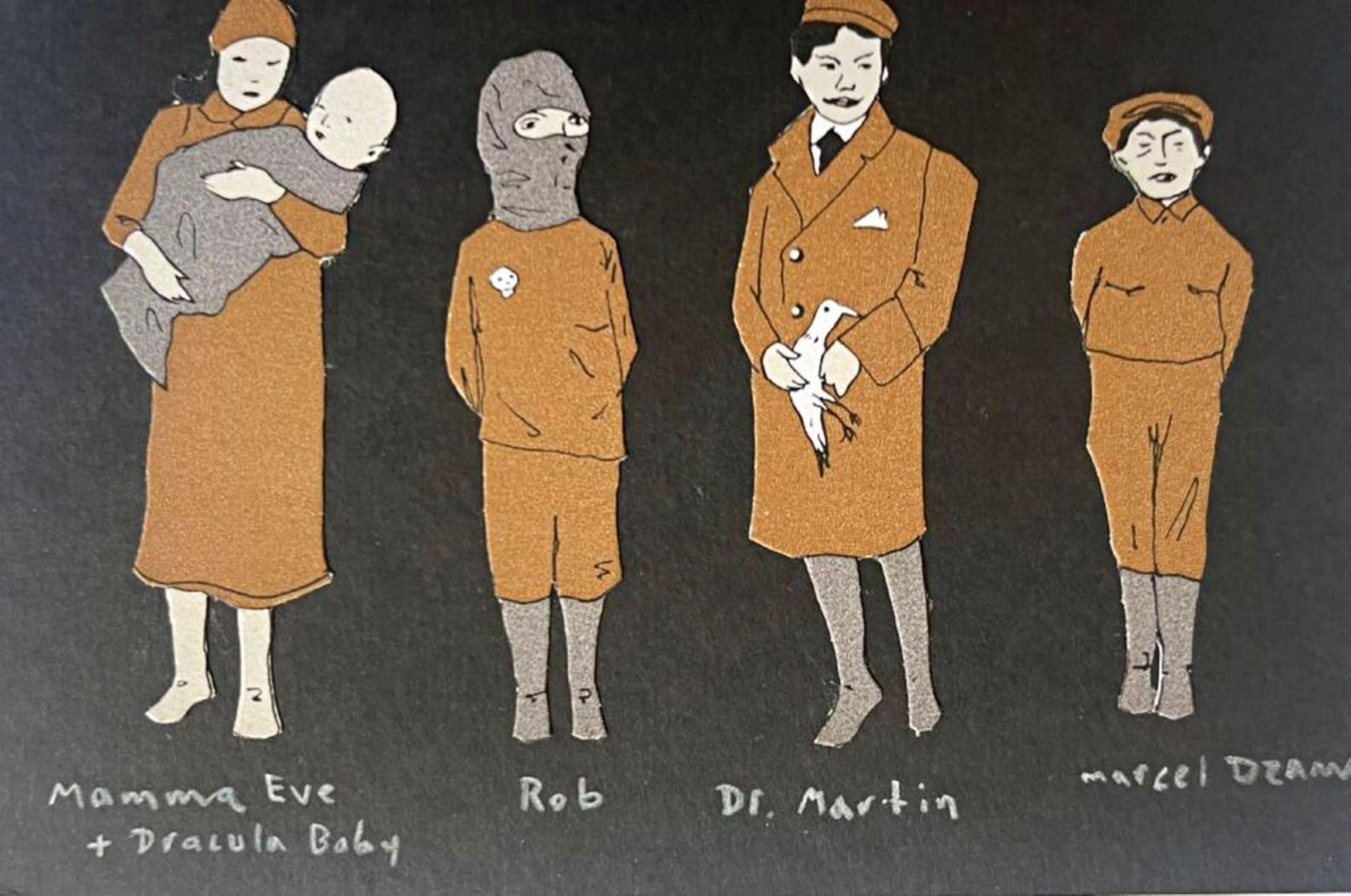 Certaines des nombreuses amis de Jason, dont Marcel Dzama, succession de Jason Polan en vente 4