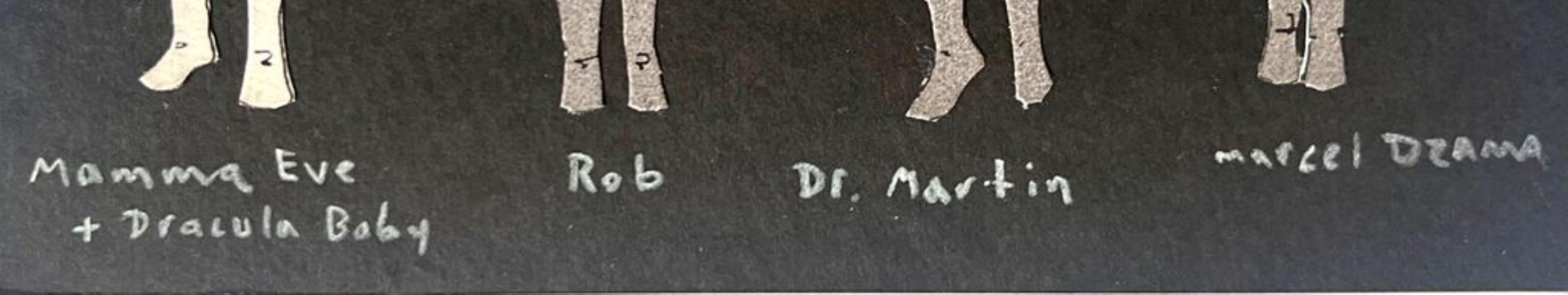 Certaines des nombreuses amis de Jason, dont Marcel Dzama, succession de Jason Polan en vente 8