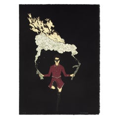 Marcel Dzama, Farewell loved ones (black)