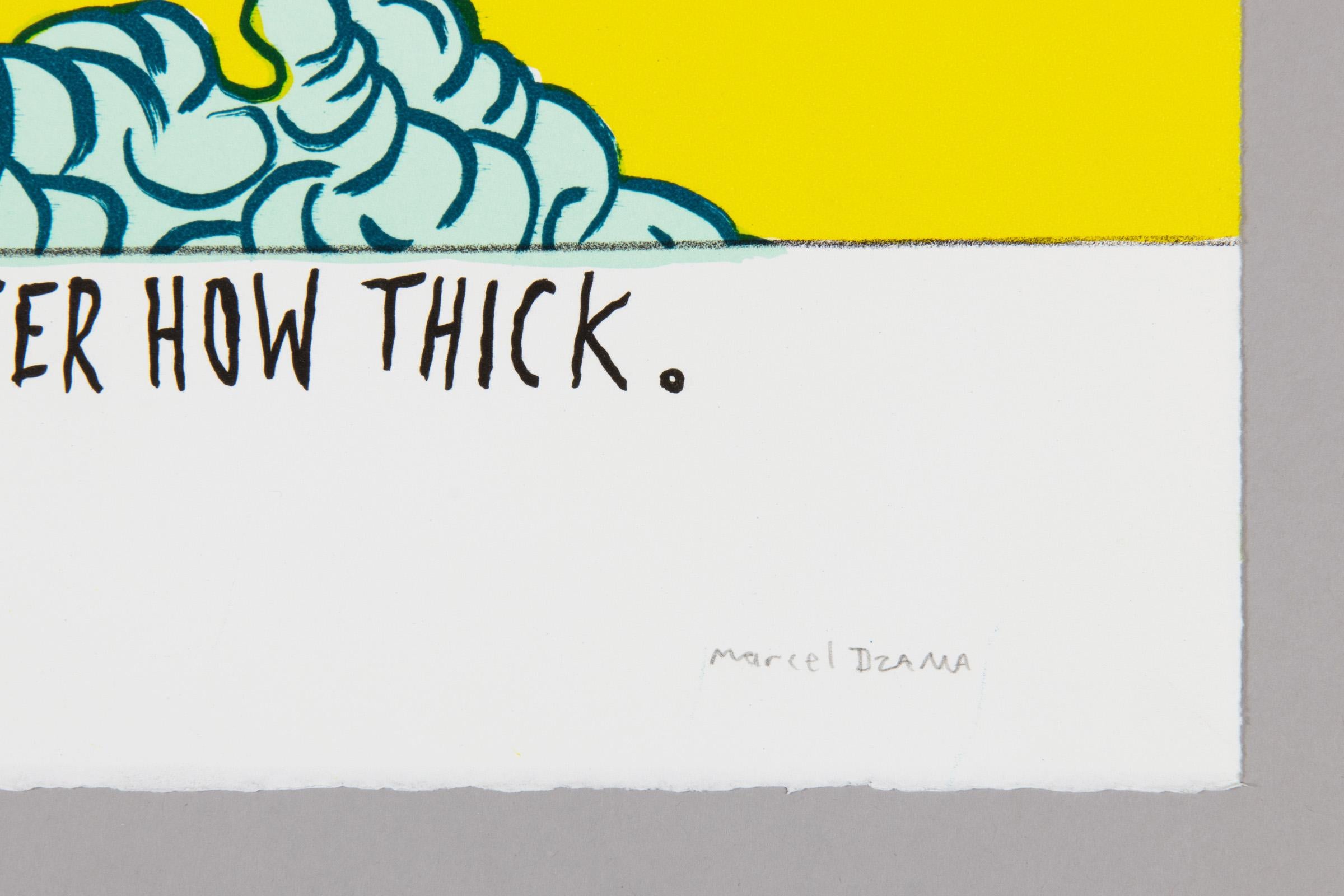Marcel Dzama, The Arrow of Truth - Signed Print For Sale 2