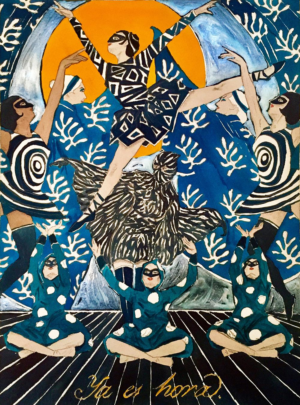 Marcel Dzama - Ya Es Hora (It is Time) at 1stDibs | marcel dzama prints