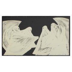 Marcel Dzama "Effrayé par son propre Ghost" A.P. Lithographie