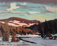 Sans titre ( Paysage d'hiver, Québec)
