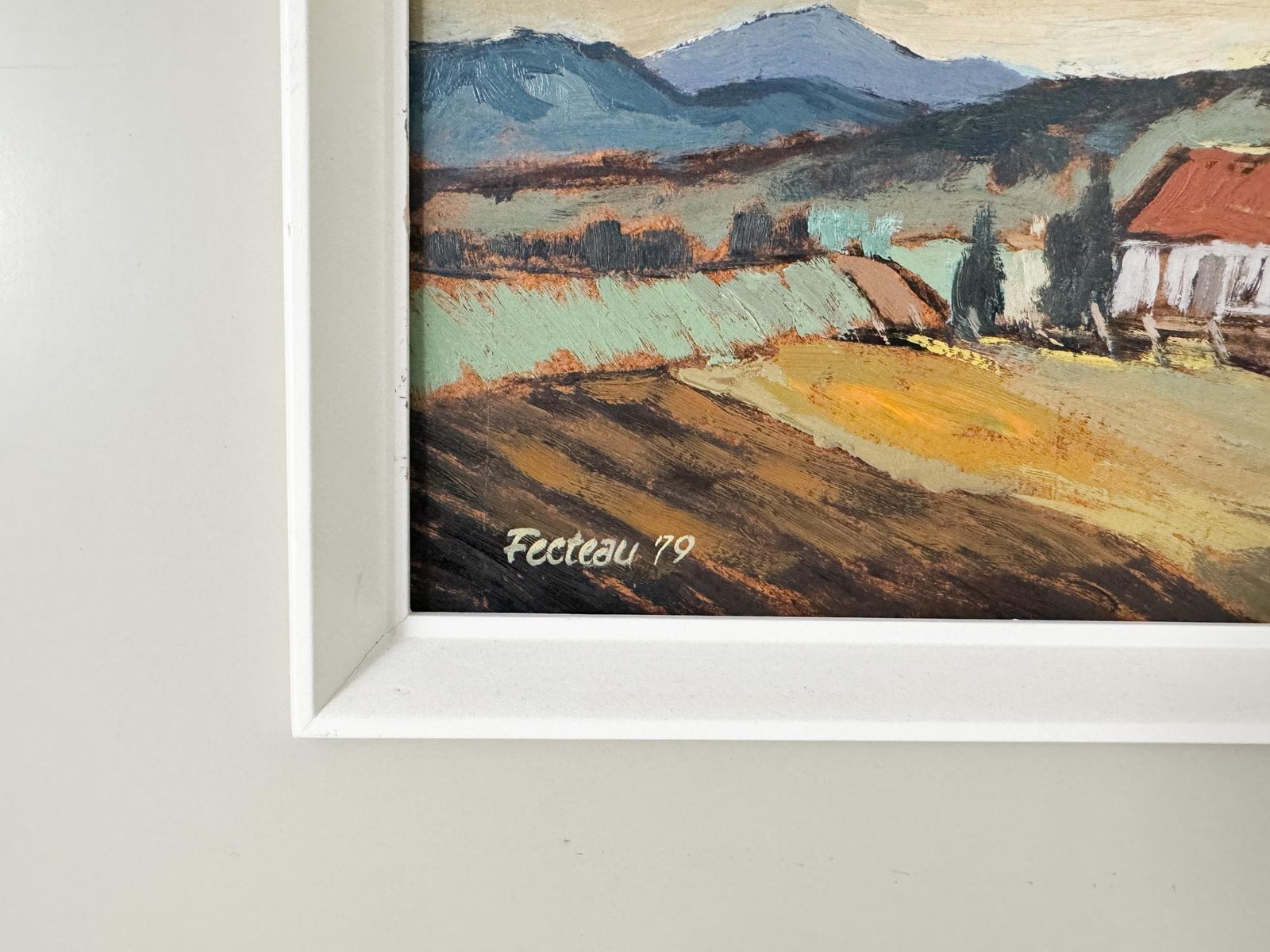 Marcel Fecteau, canadese, nato nel 1927
Cielo giallo, 1979
Olio su masonite
12 x 16 pollici
firmata e datata in basso a sinistra Fecteau 79,
Kastel Gallery, Montreal etichetta verso
incorniciato