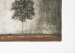 Un Arbre - Original Etching by Marcel Fiorini - Late 20th Century