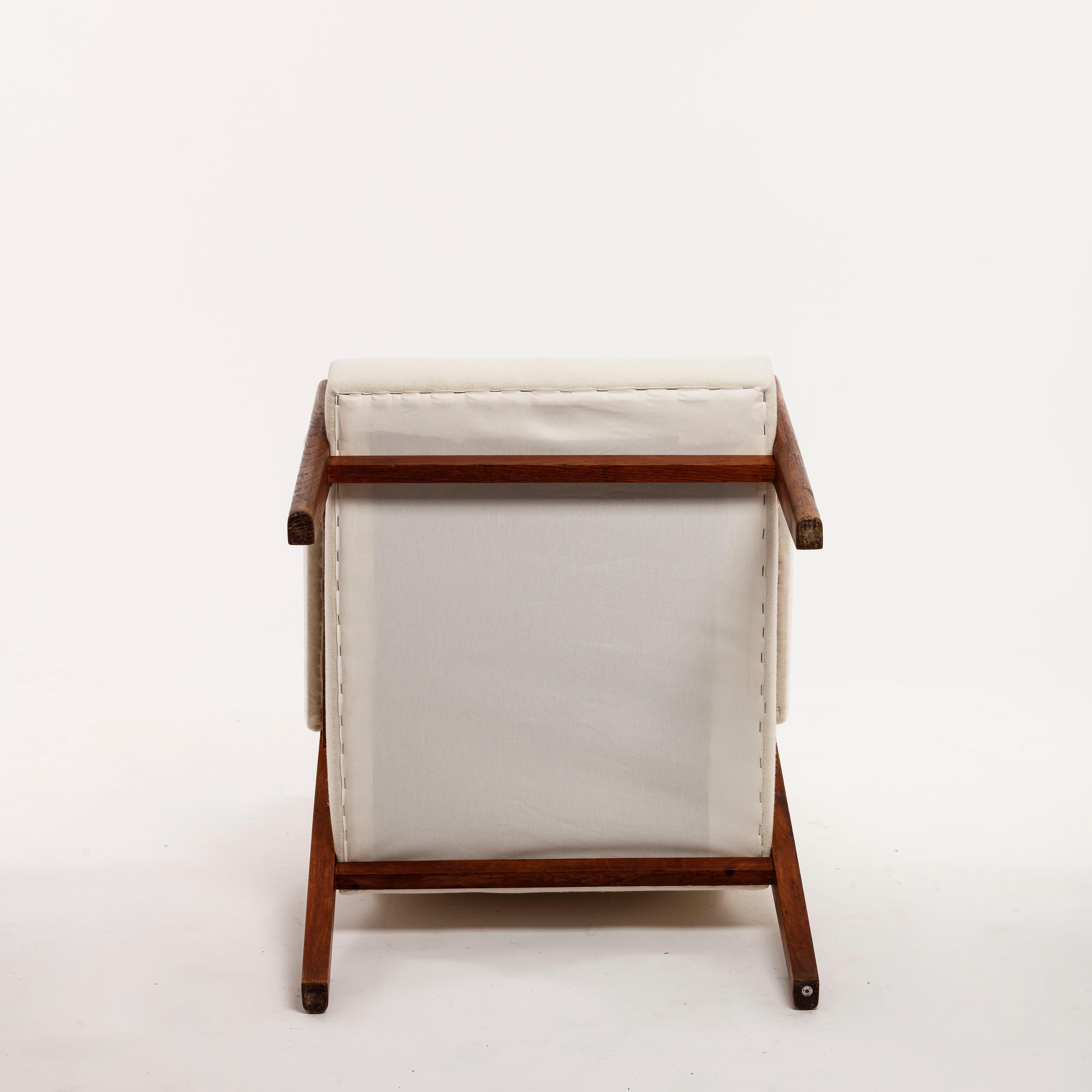 Marcel Gascoin Armchair Created in 1950 for the Cité Universitaire Antony France For Sale 1