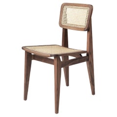Marcel Gascoin 'C-Chair' Dining Chair American Walnut All French Cane for GUBI