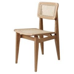 Marcel Gascoin 'C-Chair' Dining Chair Oak Oiled All French Cane for GUBI