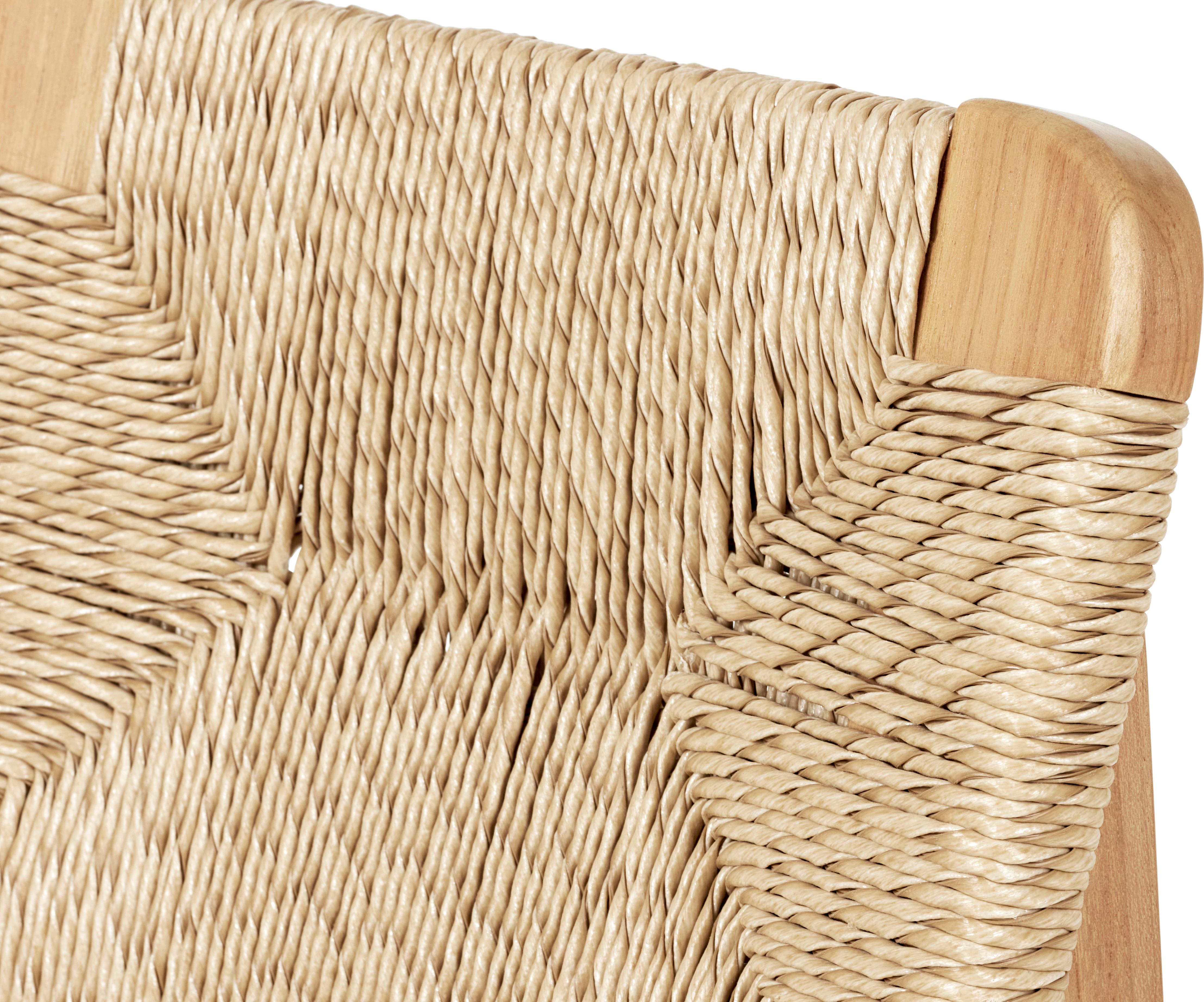 Danish Marcel Gascoin 'C-Chair' Outdoor Dining Chair Natural Teak for GUBI For Sale