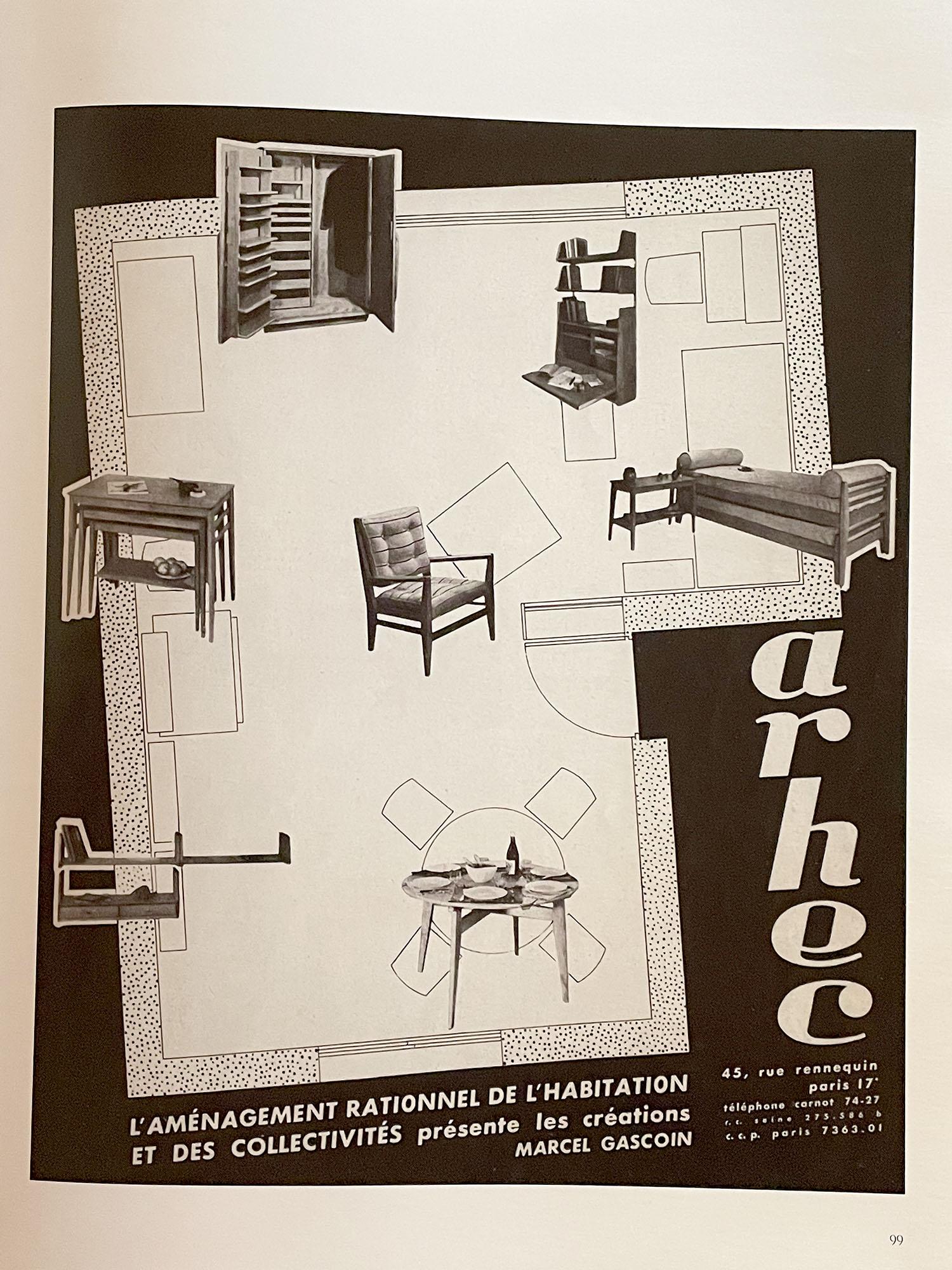 Étagère à tiroirs ET, Marcel Gascoin, France 1950 en vente 5