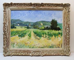 Marcel Gatteaux " Vineyard Landscape "