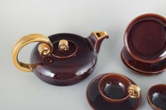 Marcel Giraud for Vallauris, France. Tea service for 4 persons, 1960/70s.