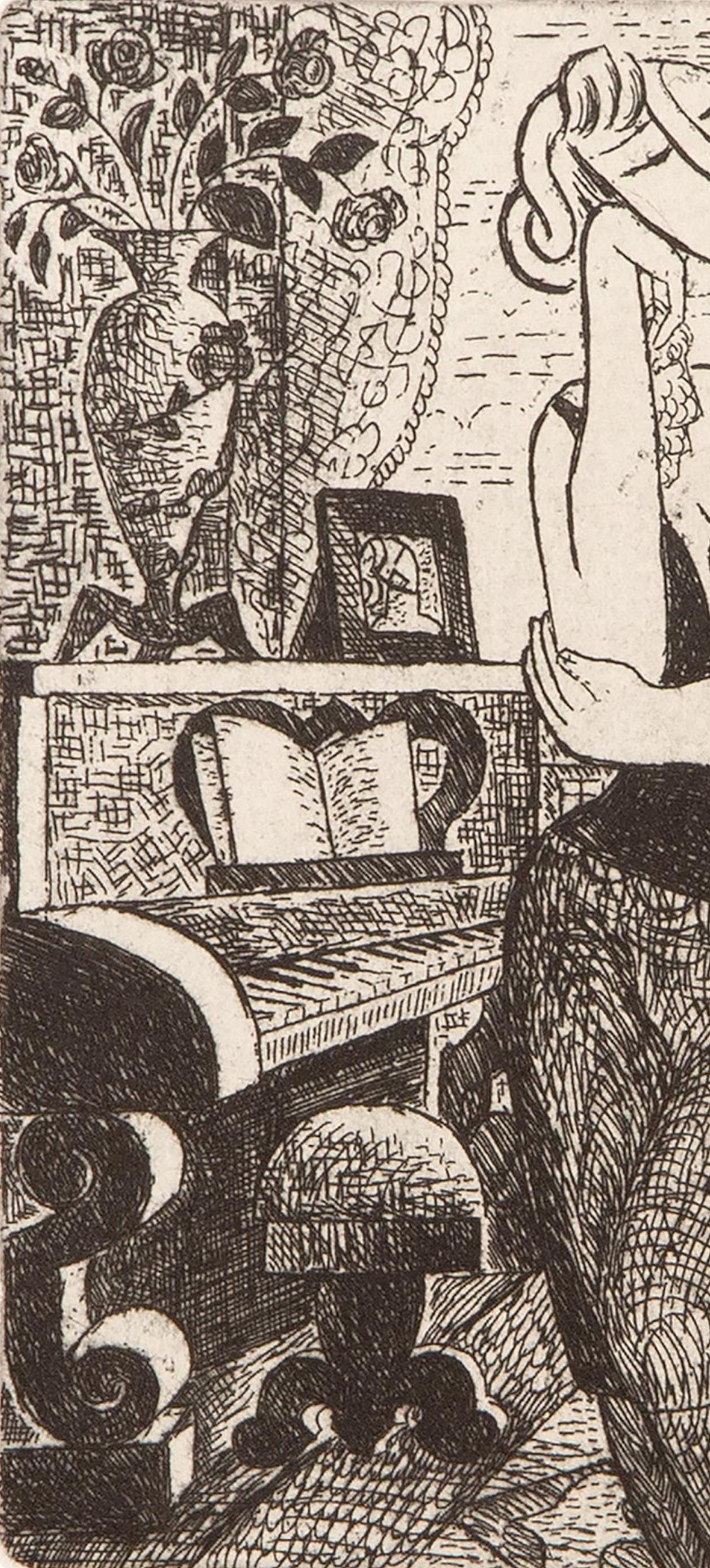 Composition, Vers un monde volage, Marcel Gromaire For Sale 2