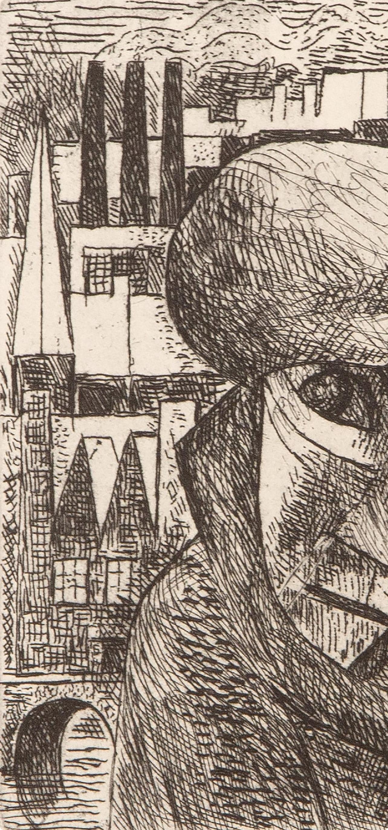 Composition, Vers un monde volage, Marcel Gromaire For Sale 2