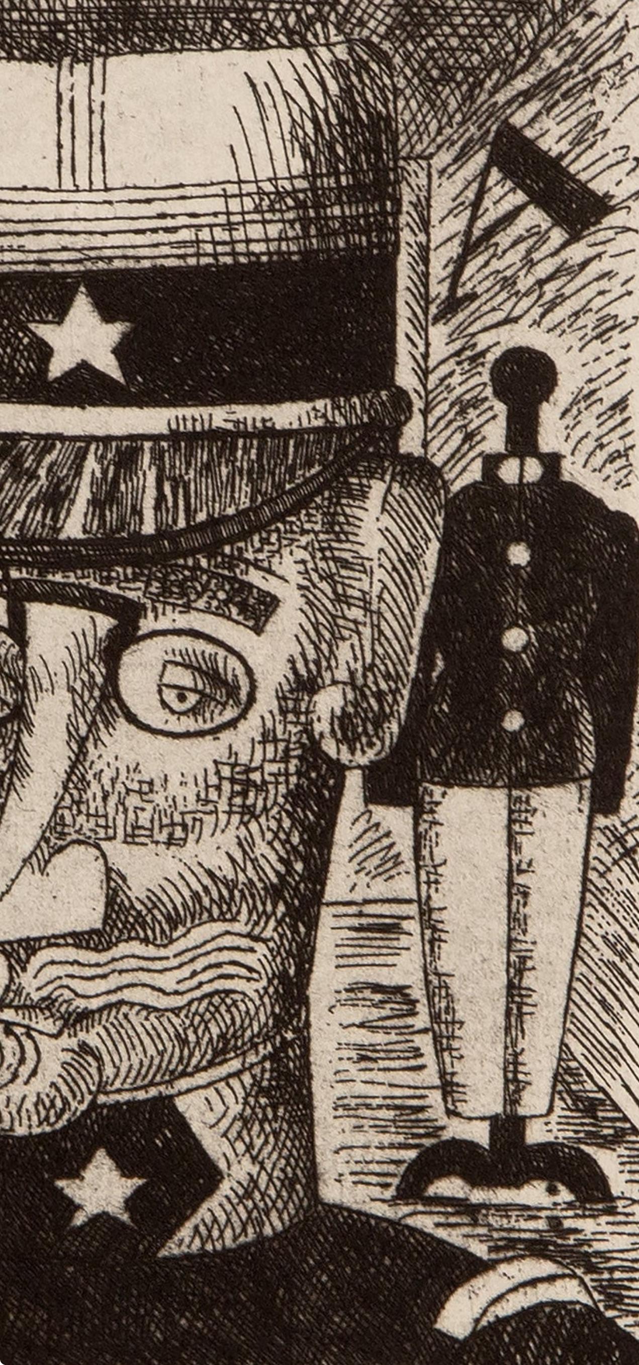 Komposition, Vers un monde volage, Marcel Gromaire im Angebot 3
