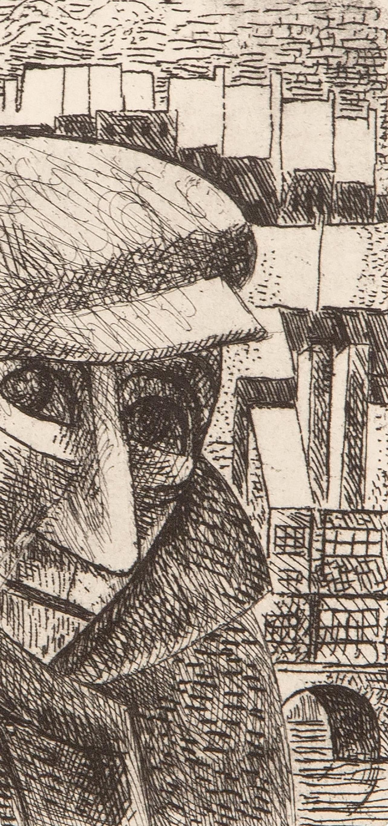 Composition, Vers un monde volage, Marcel Gromaire For Sale 3