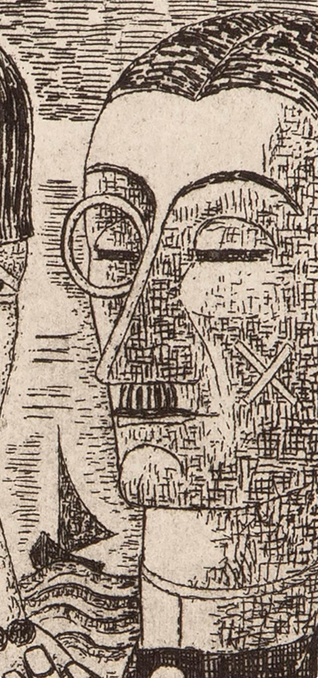 Composition, Vers un monde volage, Marcel Gromaire For Sale 4