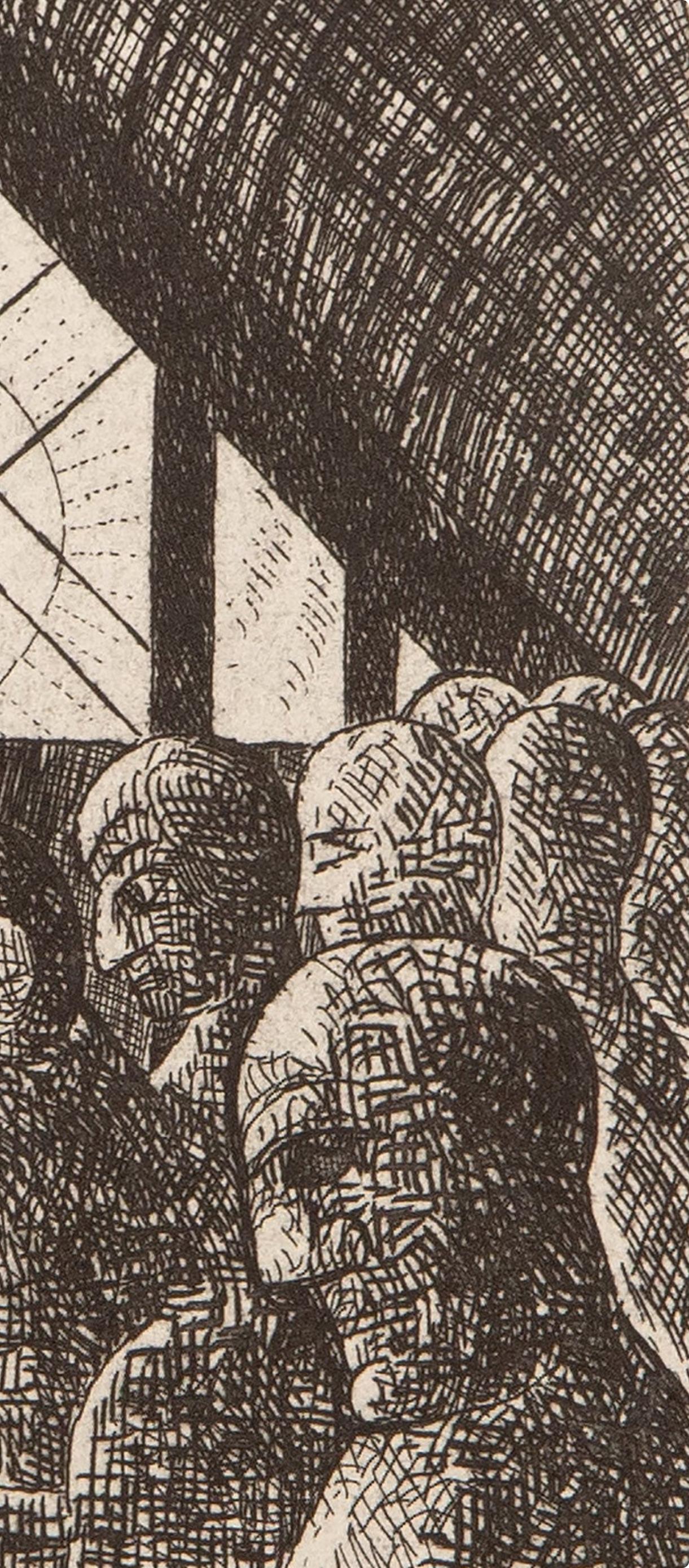 Composition, Vers un monde volage, Marcel Gromaire For Sale 4
