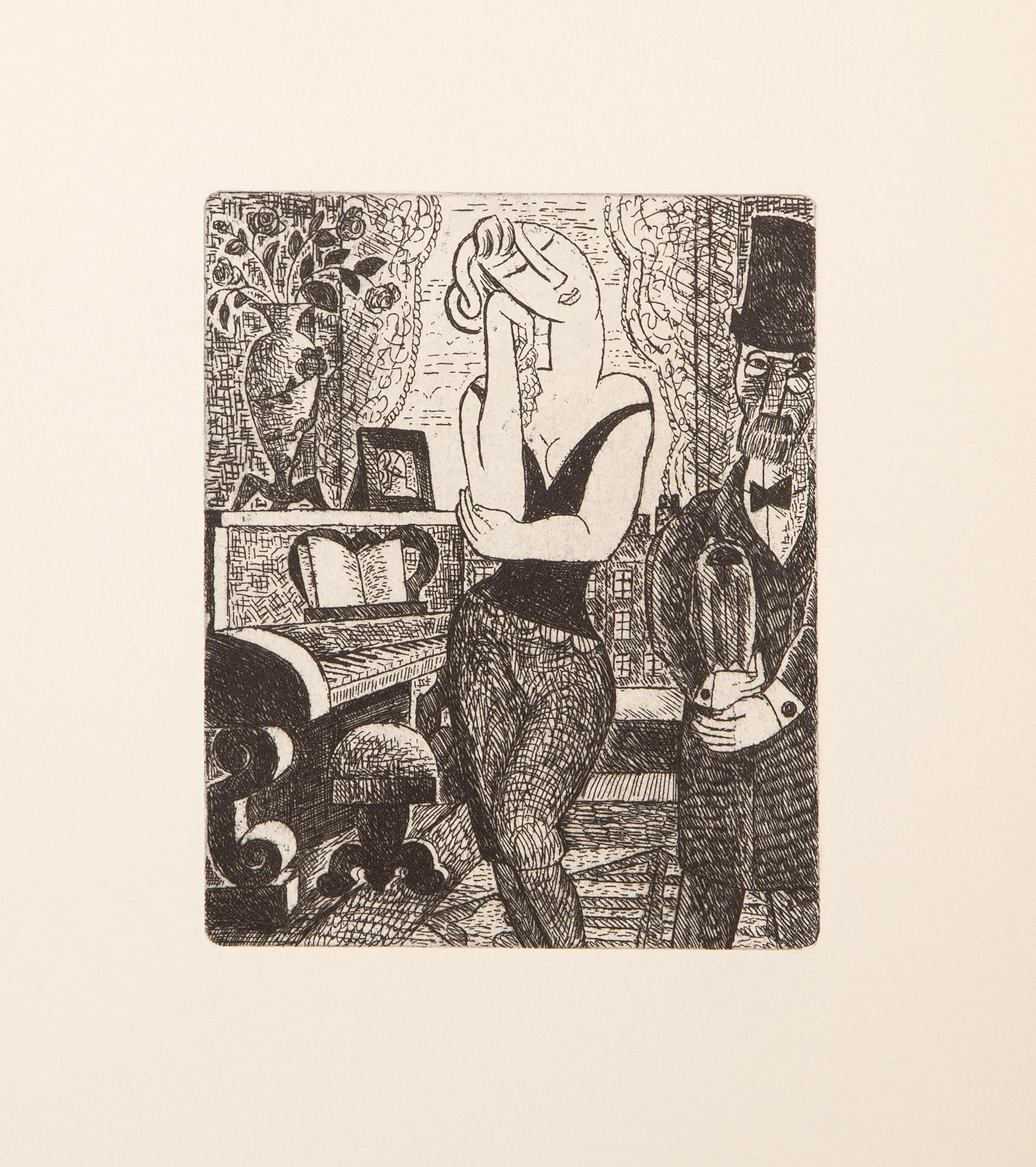 Composition, Vers un monde volage, Marcel Gromaire For Sale 4