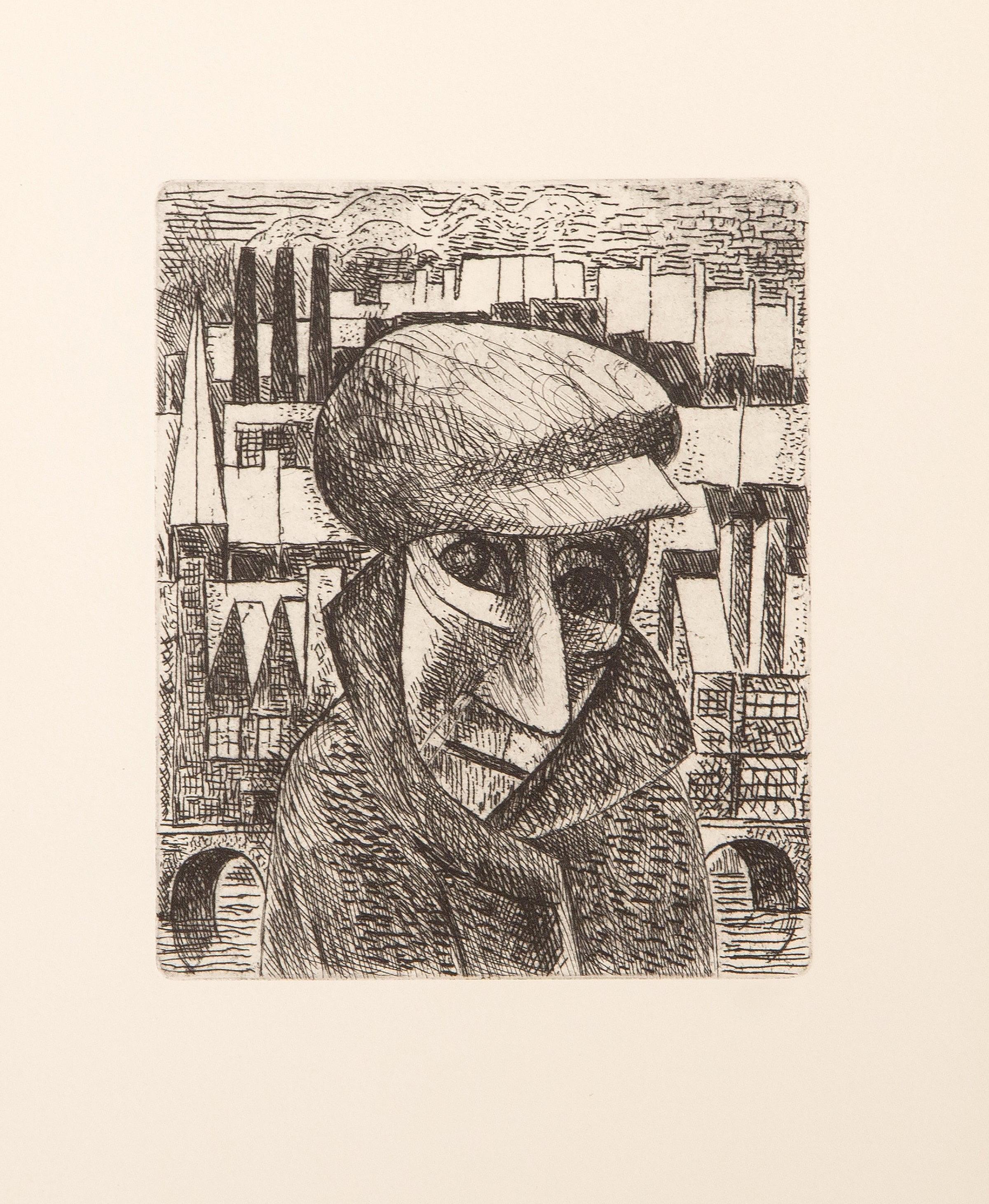 Composition, Vers un monde volage, Marcel Gromaire For Sale 4