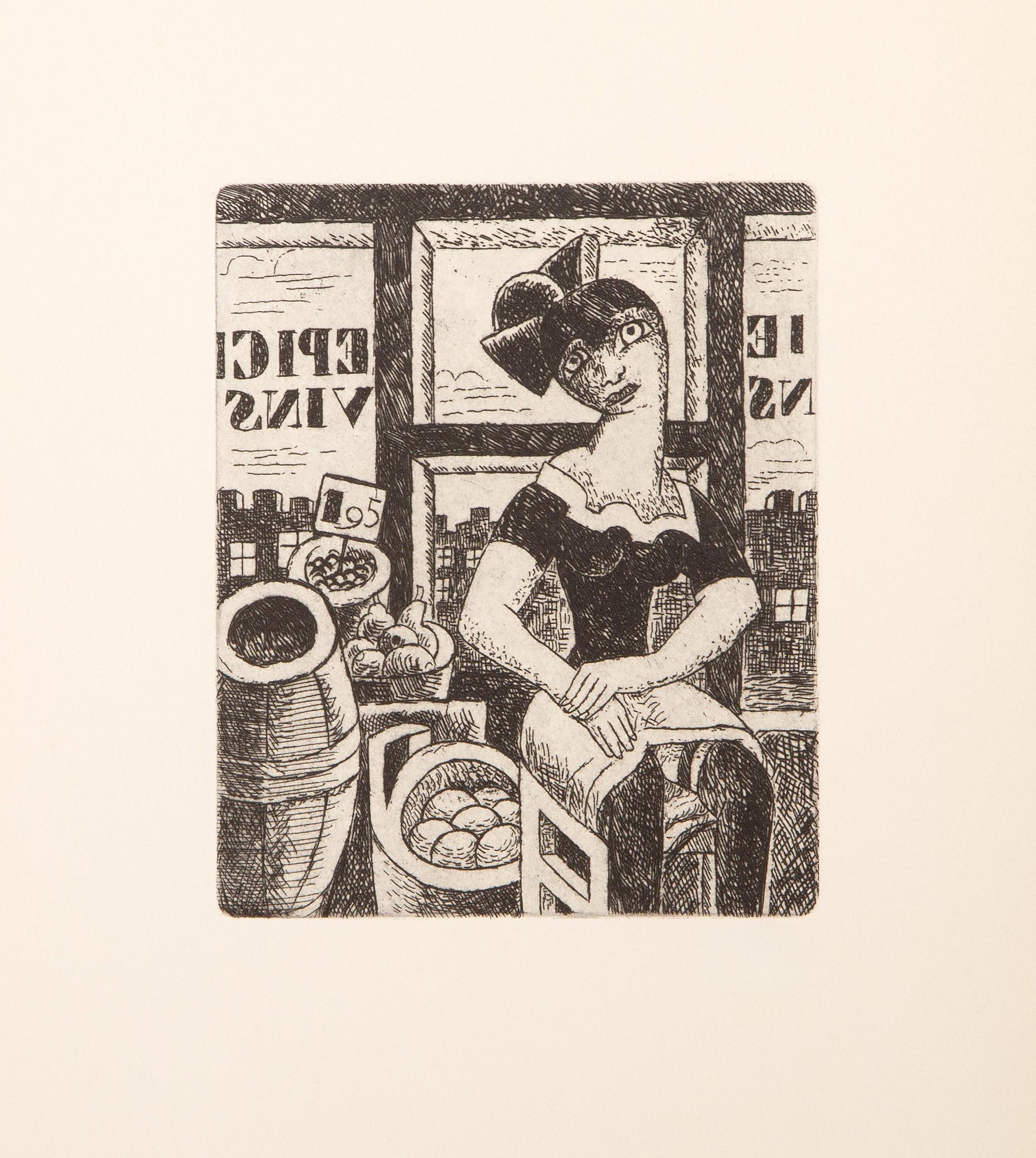 Composition, Vers un monde volage, Marcel Gromaire For Sale 4