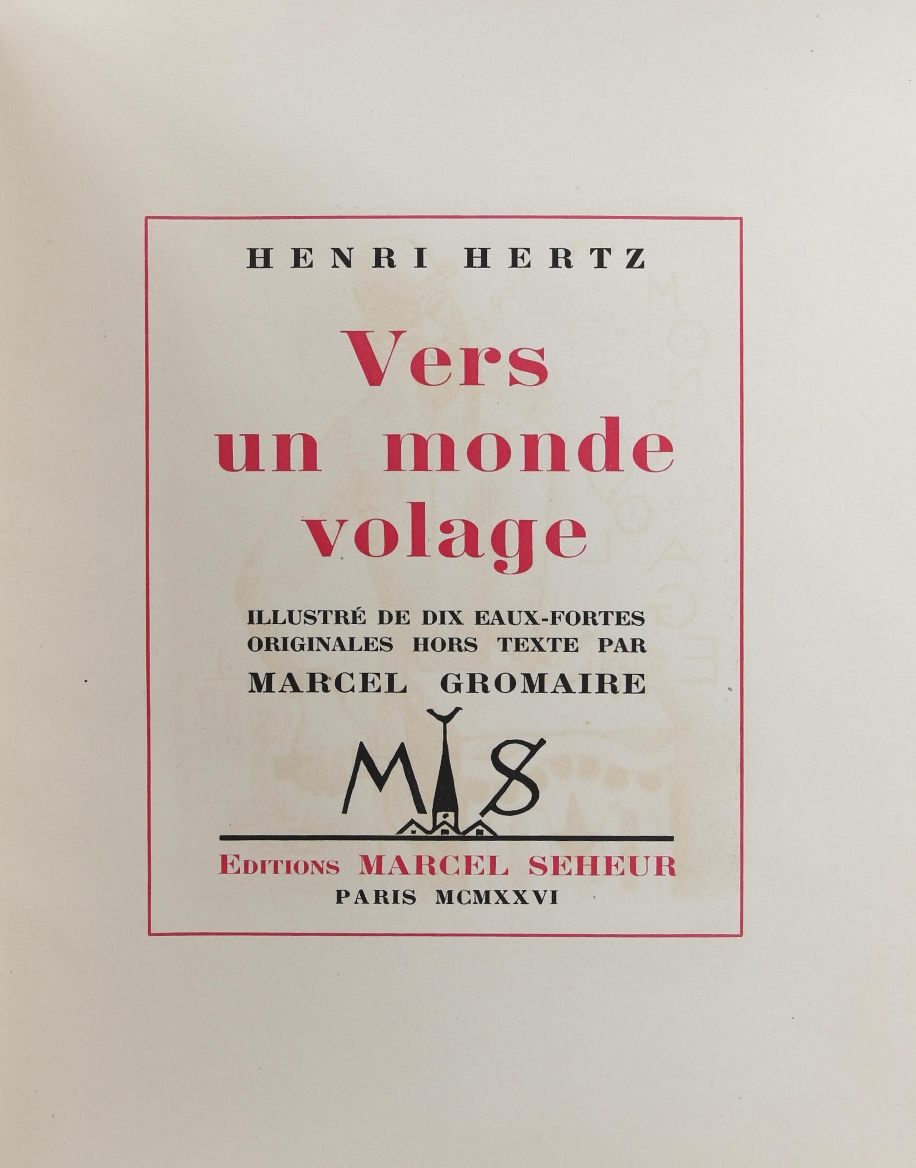 Composition, Vers un monde volage, Marcel Gromaire For Sale 5