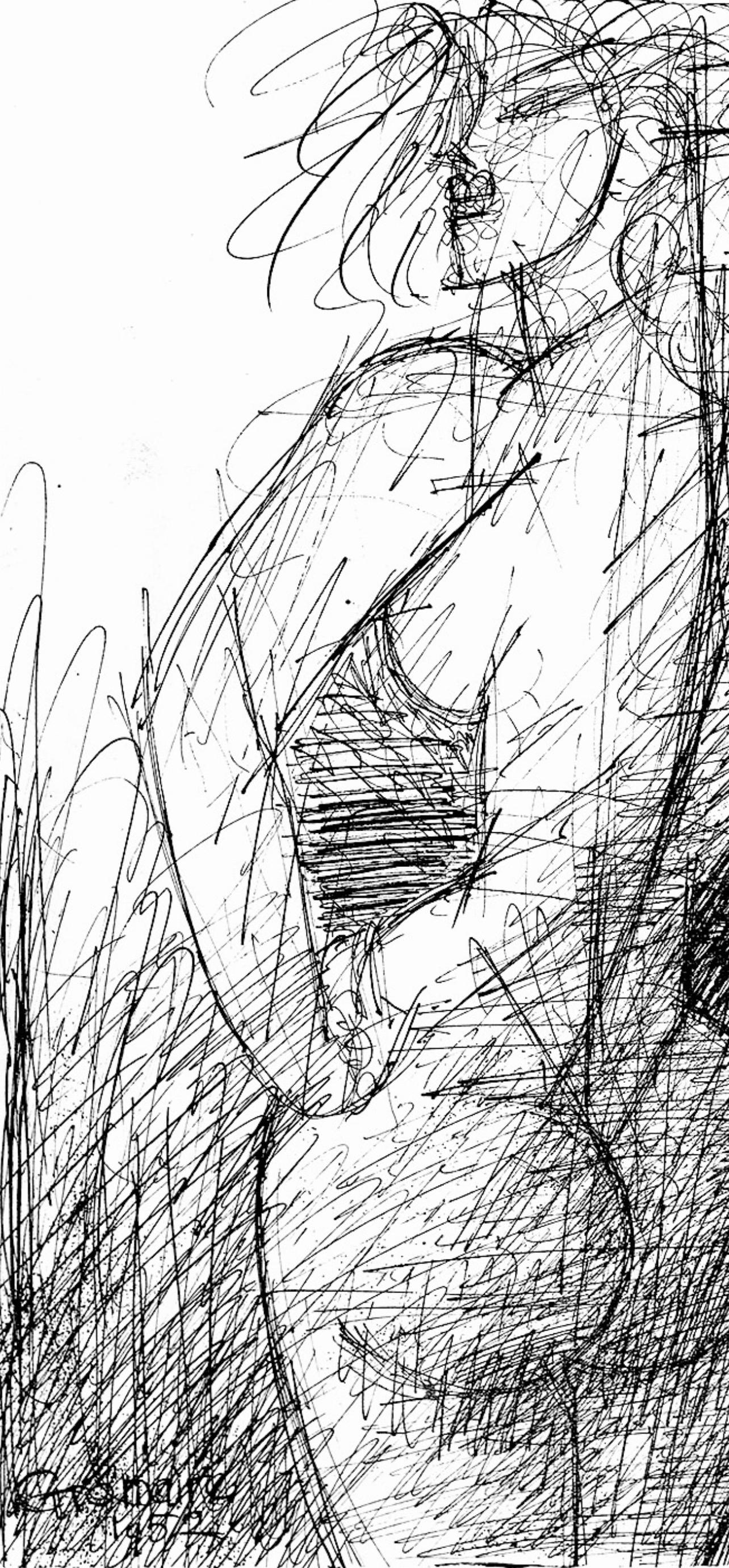Composición, Verve: Revista Artística y Literaria - Print Moderno de Marcel Gromaire