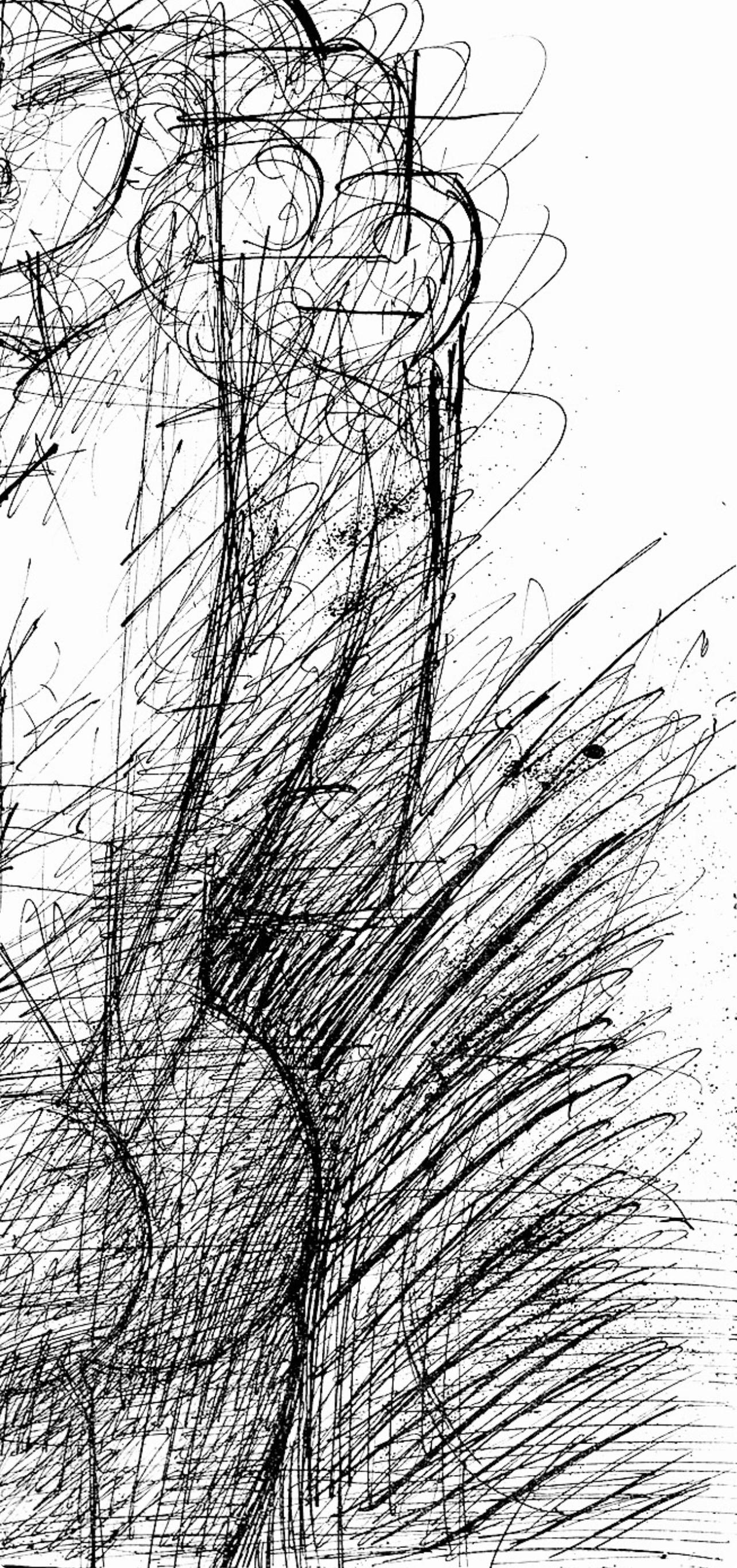 Composición, Verve: Revista Artística y Literaria - Figurative Print Gris de Marcel Gromaire