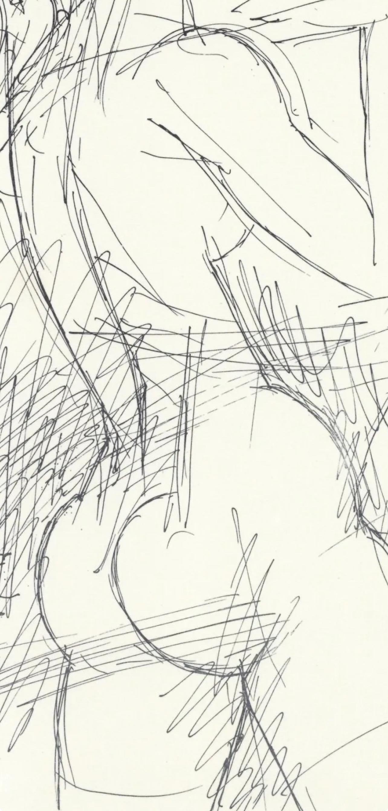 Gromaire, Dessin, Lettre à mon peintre Raoul Dufy (after) For Sale 1