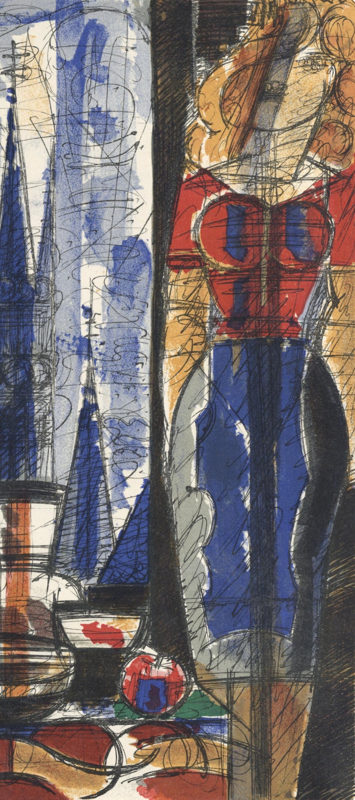 INTÉRIEURS Flamand, Verve : Revue Artistique et Littéraire - Print de Marcel Gromaire