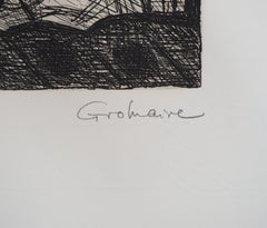 Macbeth Banquo's ghost and Assassination - 2 Original handsigned etchings