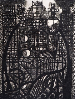 Macbeth, Shakespeare : Malcolm, King of Scotland  - Original handsigned etching