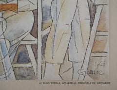 Nurses in The Laboratory, 1964 - Signed lithograph