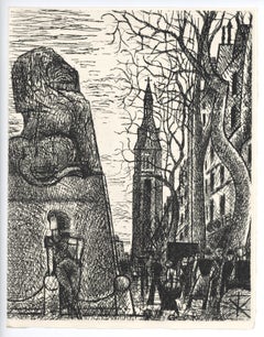 "Petit-Montrouge" acquaforte originale