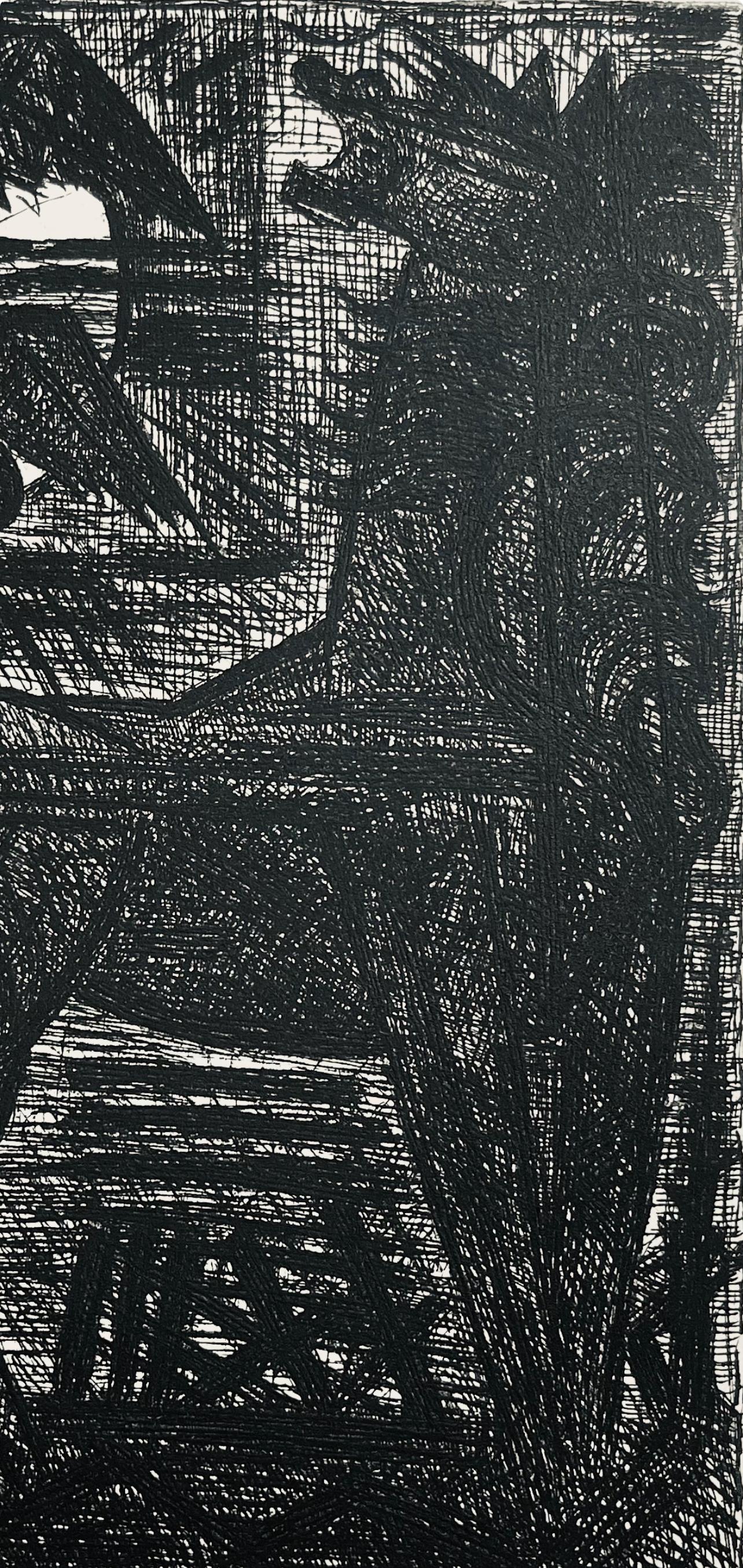 Scène IX, Shakespeare, Macbeth, Eaux-fortes de Gromaire - Modern Print by Marcel Gromaire