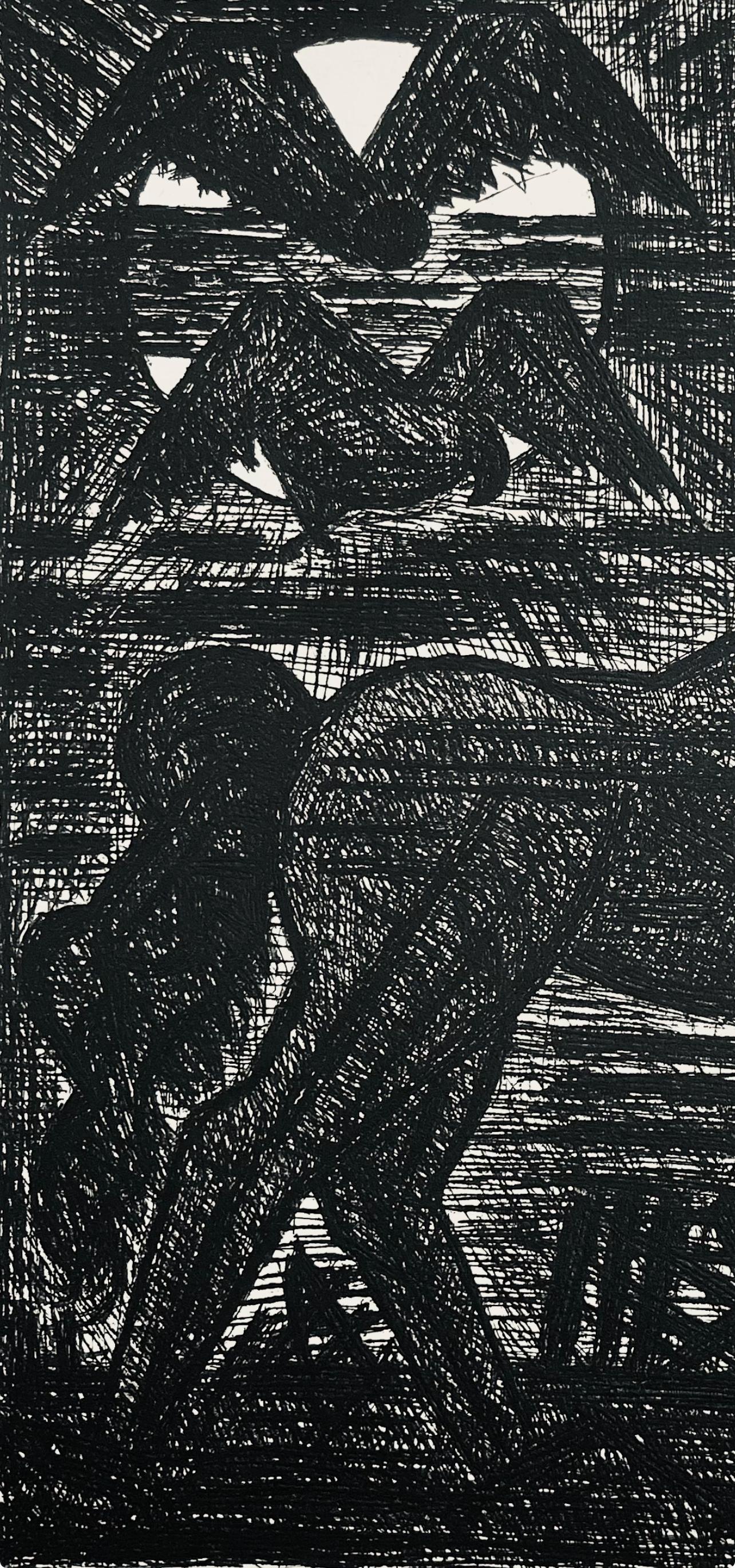 Etching on Vélin de Rives paper. Unsigned and unnumbered, as issued. Good condition. Notes: From the folio, Shakespeare, Macbeth, Eaux-fortes de Gromaire, 1958. Published by Tériade, éditeur, Paris; printed by L'Imprimerie nationale, Paris,